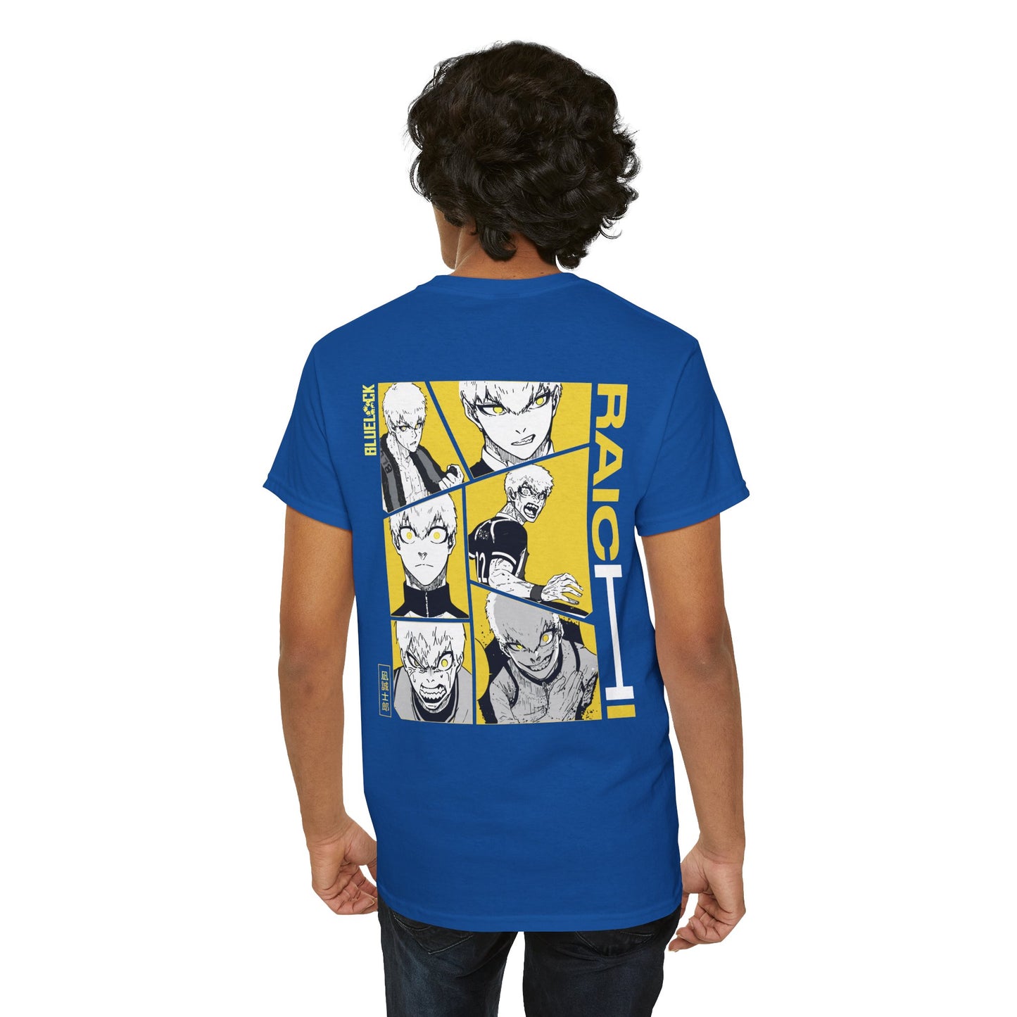 Raichi "Heat" Blue Lock Heavyweight Tee | Maklenn