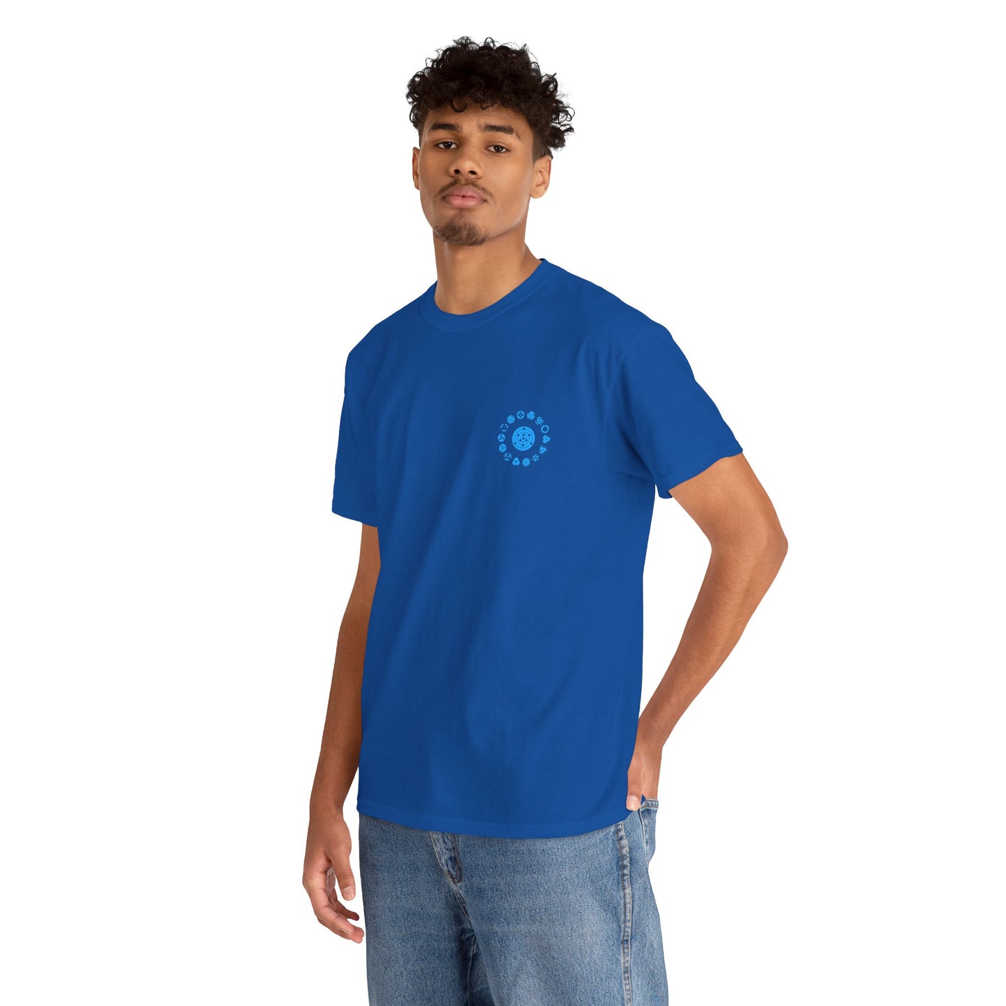 Anime Eyes Graphic Tee — Manga Character Panel Back Print