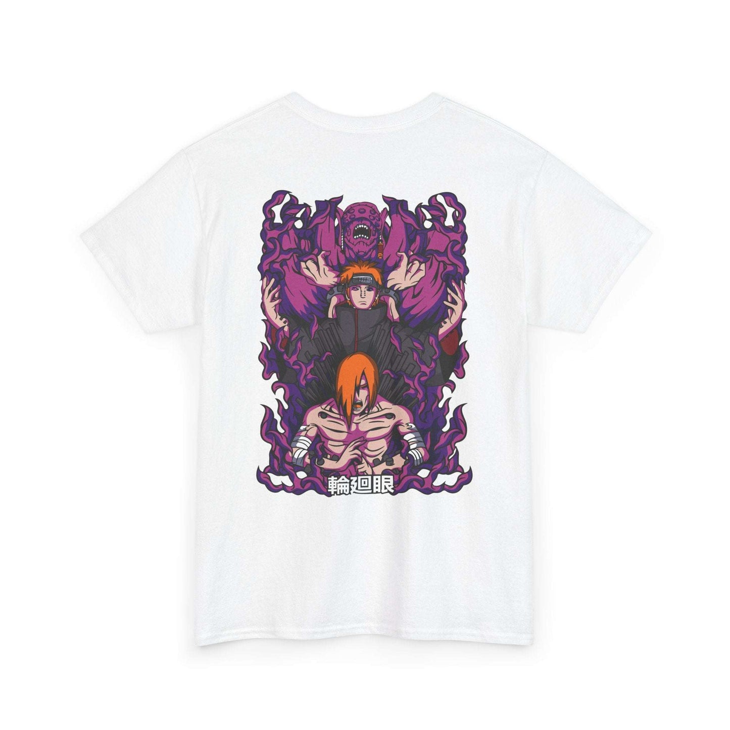 Anime Demon Trio Graphic Tee — Back Print with Small Front Logo Maklenn Anime Demon Trio Graphic Tee — Back Print with Small Front Logo T-Shirt Maklenn www.maklenn.com India 21.80