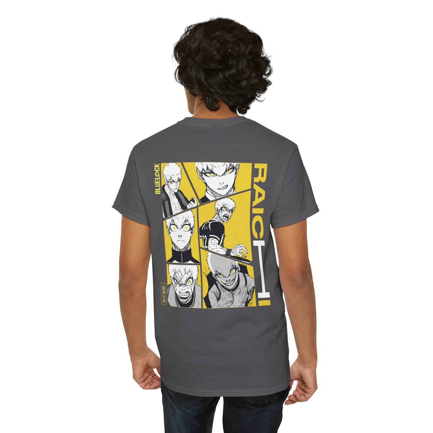 Raichi "Heat" Blue Lock Heavyweight Tee | Maklenn