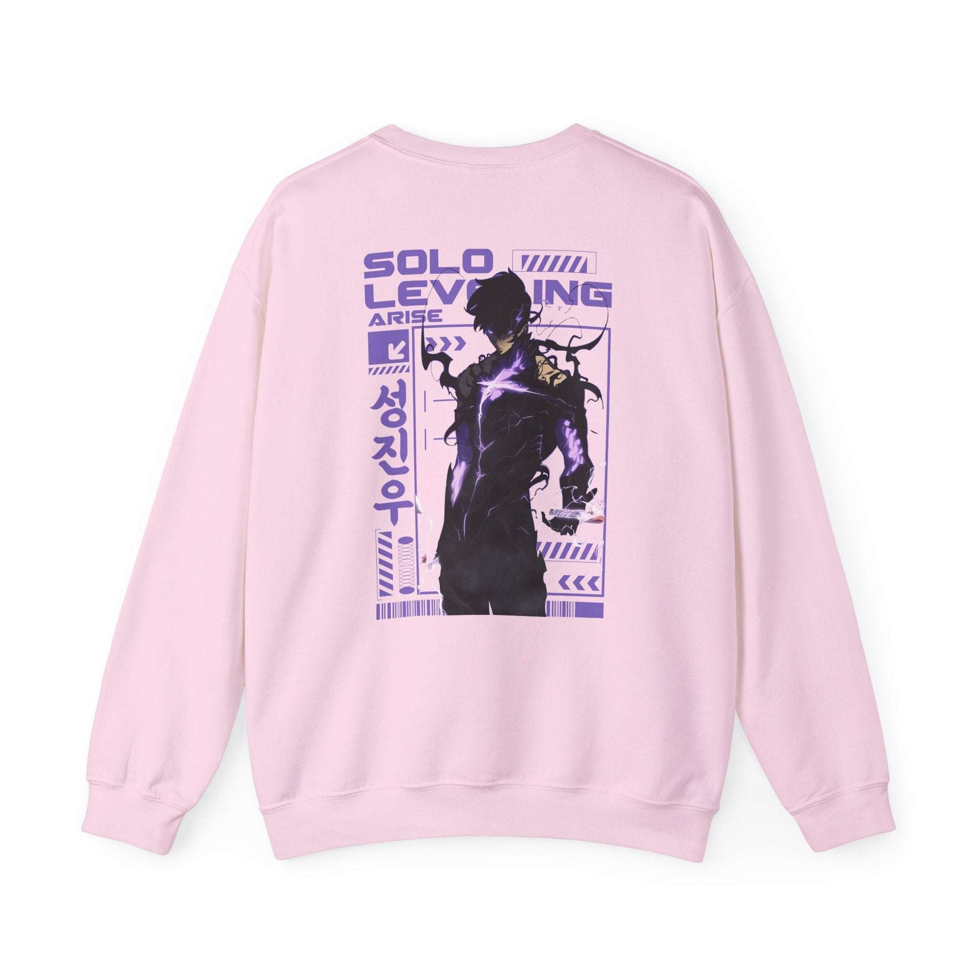 Solo Leveling Crewneck Sweatshirt — Anime Graphic Pullover (Front Logo, Back Archer Silhouette) Maklenn Solo Leveling Crewneck Sweatshirt — Anime Graphic Pullover (Front Logo, Back Archer Silhouette) Sweatshirt Maklenn www.maklenn.com India