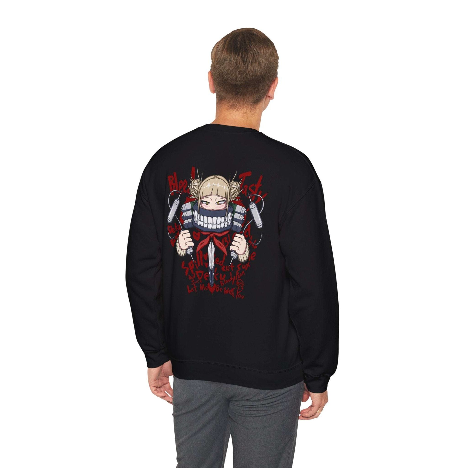 Graphic Crewneck Sweatshirt — Grinning Girl Horror Manga Design Maklenn Graphic Crewneck Sweatshirt — Grinning Girl Horror Manga Design Sweatshirt Maklenn www.maklenn.com India 33.23