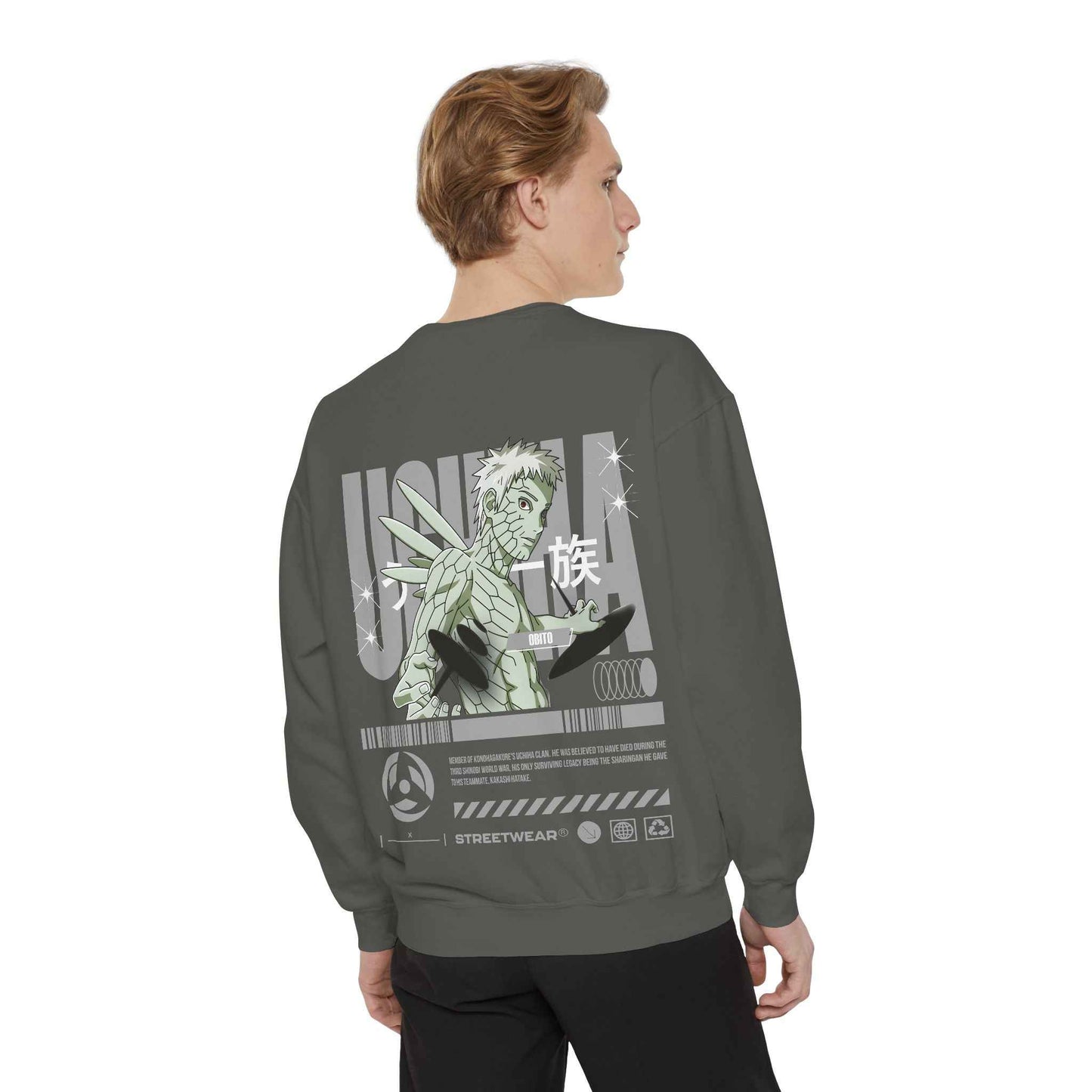 Anime Streetwear Sweatshirt - Uchiha Obito Design