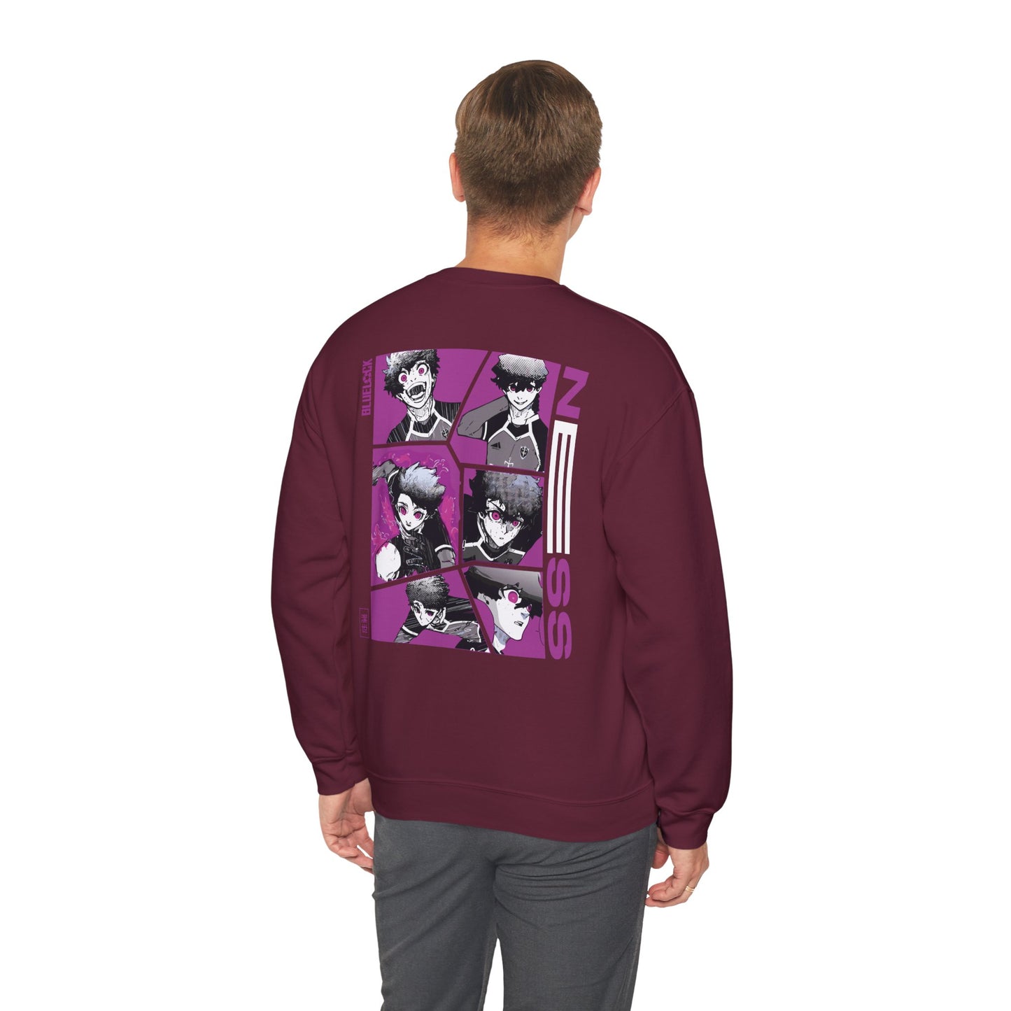 Ness "Brain" Blue Lock Heavyweight Tee | Maklenn