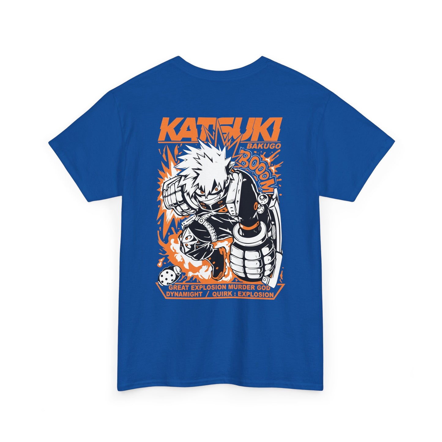 Bakugo Katsuki Graphic Tee — Anime Hero Action T-Shirt