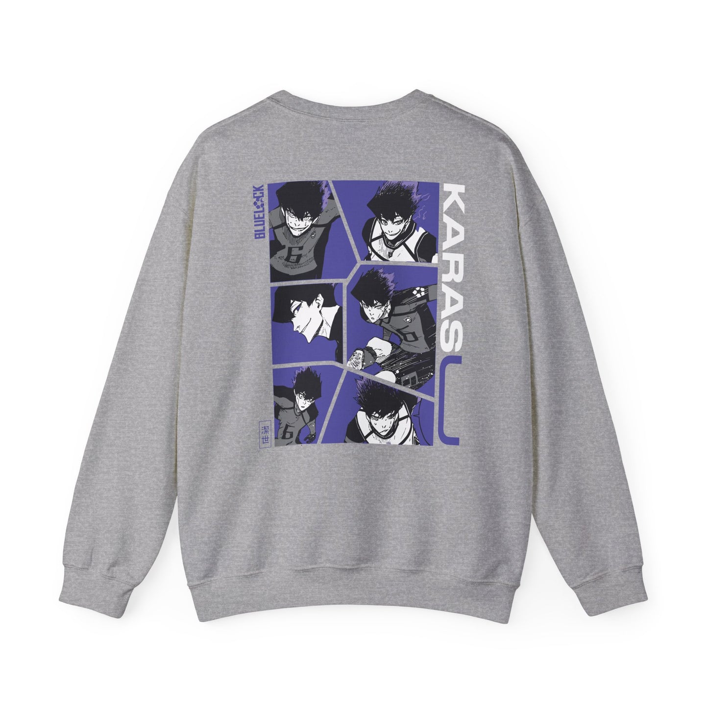 Karasu "Shadow" Blue Lock Heavyweight Tee | Maklenn