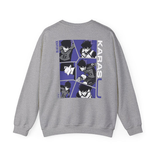 Karasu "Shadow" Blue Lock Heavyweight Tee | Maklenn