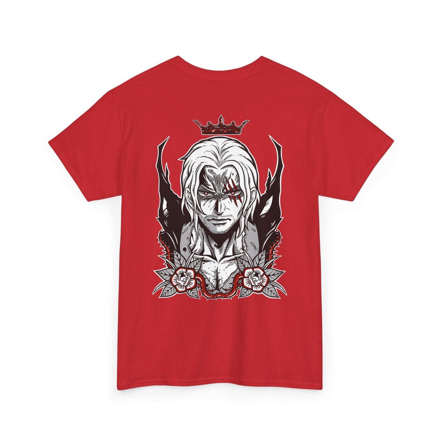 One Piece Anime Tee — White 'King' Pirate Skull Chest & Back Graphic Shirt Maklenn One Piece Anime Tee — White 'King' Pirate Skull Chest & Back Graphic Shirt T-Shirt Maklenn www.maklenn.com India 21.80