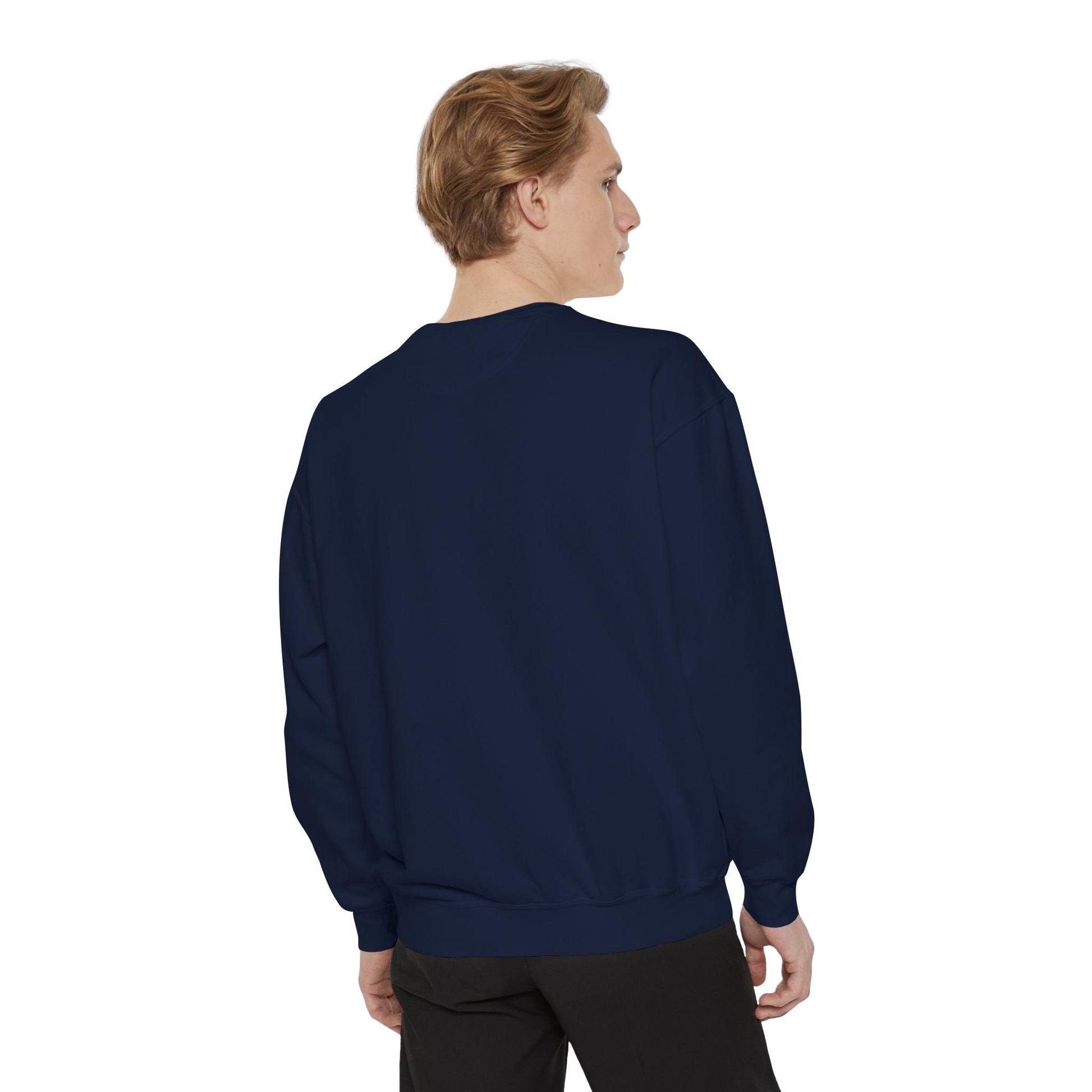 Serial Chiller Unisex Garment-Dyed Sweatshirt, Cozy Casual Wear, Gift for Relaxed Vibes, Cute Lounge Sweatshirt, Streetwear Style, [...] Printify