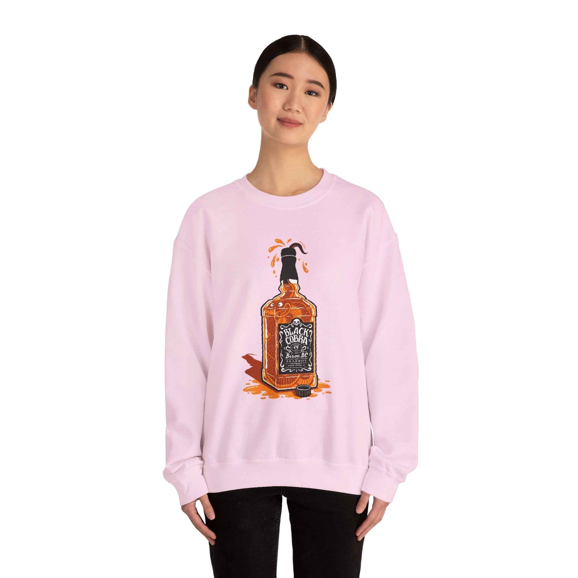 Whiskey Splash Sweatshirt, Cozy Unisex Sweatshirt, Casual Fall Fashion, Perfect Gift for Whiskey Lovers, Comfortable Crewneck
