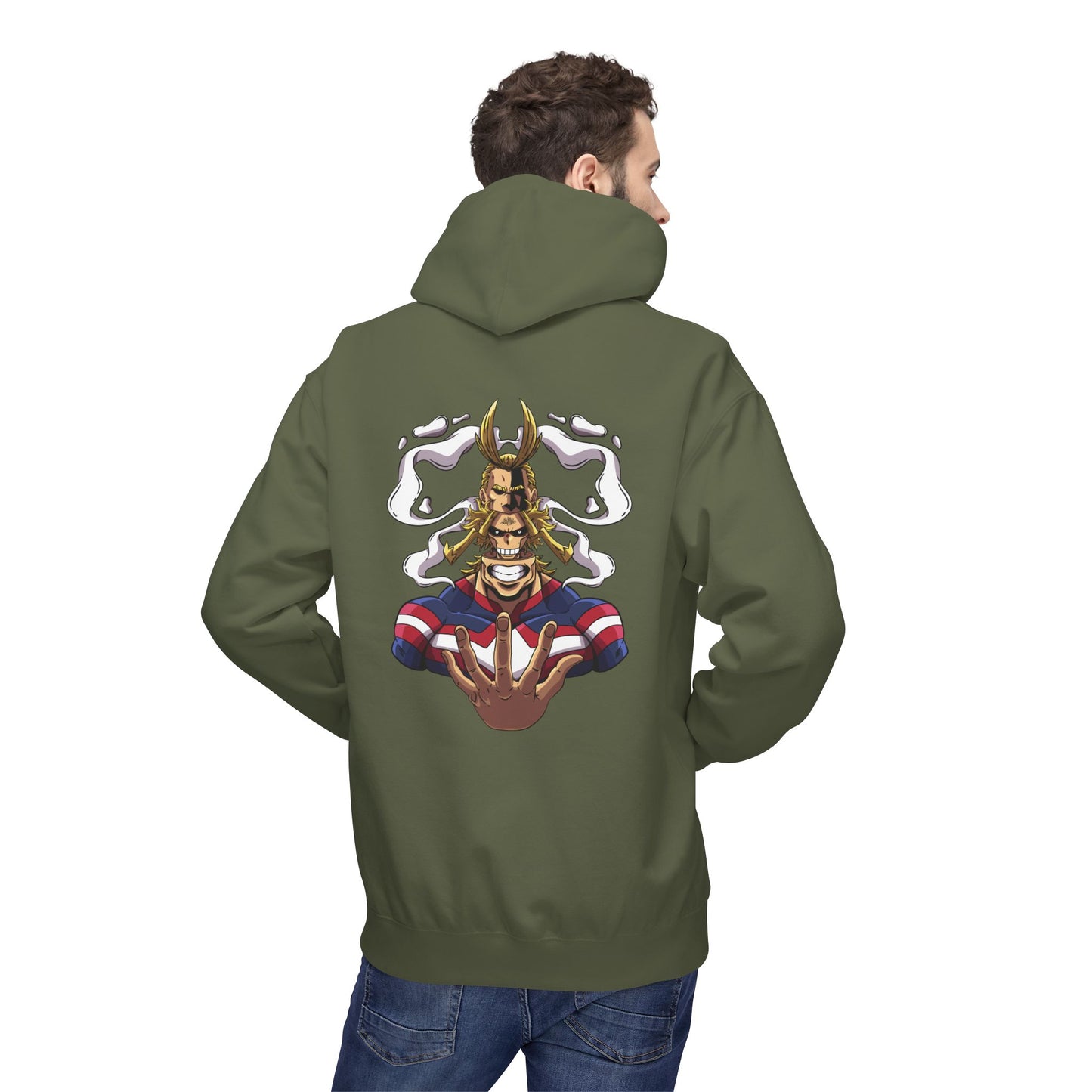 Hoodie - All Might Anime Graphic Hoodie (Plus Ultra)