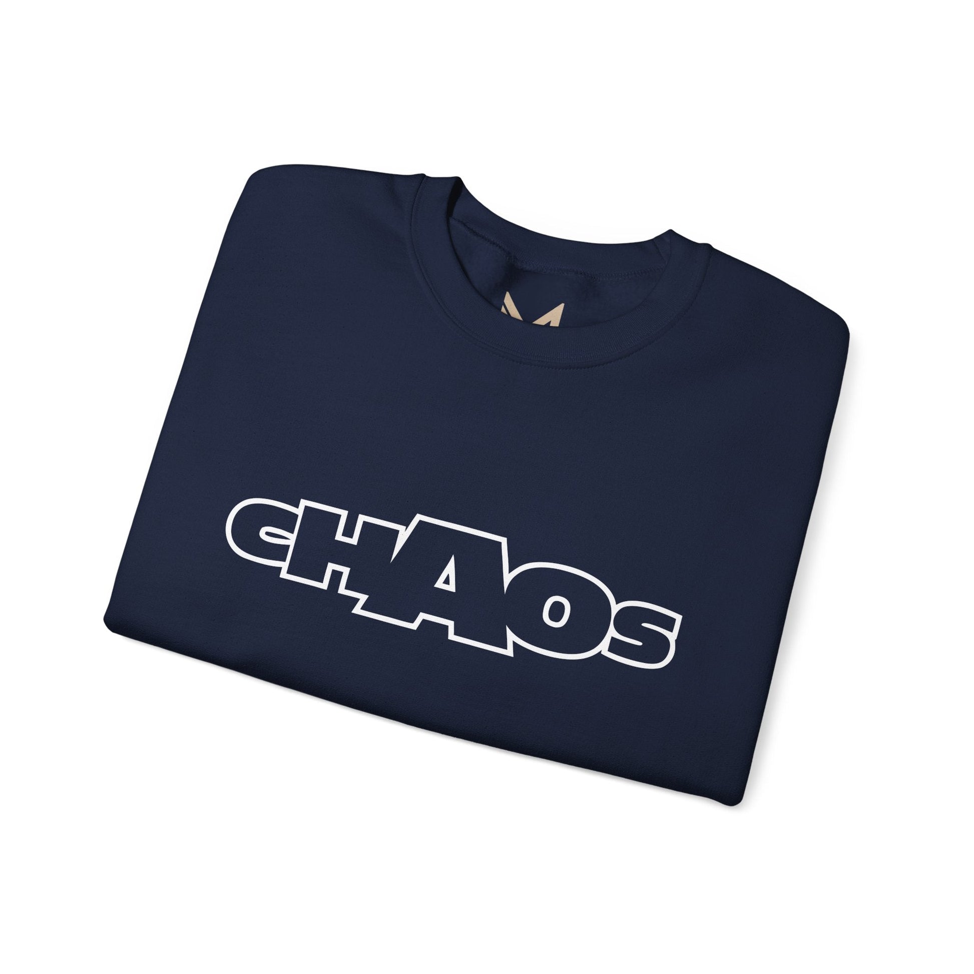 Chaos Unisex Heavy Blend™ Crewneck Sweatshirt | Cozy Streetwear, Casual Outfit, Trendy Gift, Everyday Wear, Graphic Apparel, Unisex Top - Maklenn