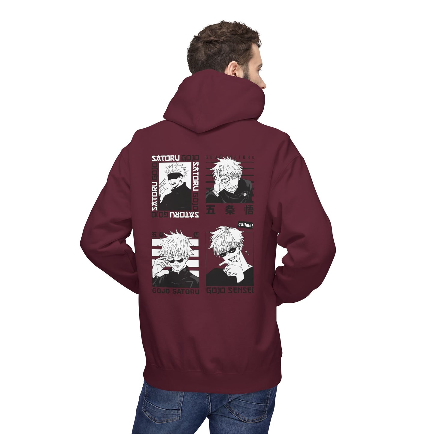 Jujutsu Kaisen Hoodie — Gojo & Characters Graphic Anime Pullover