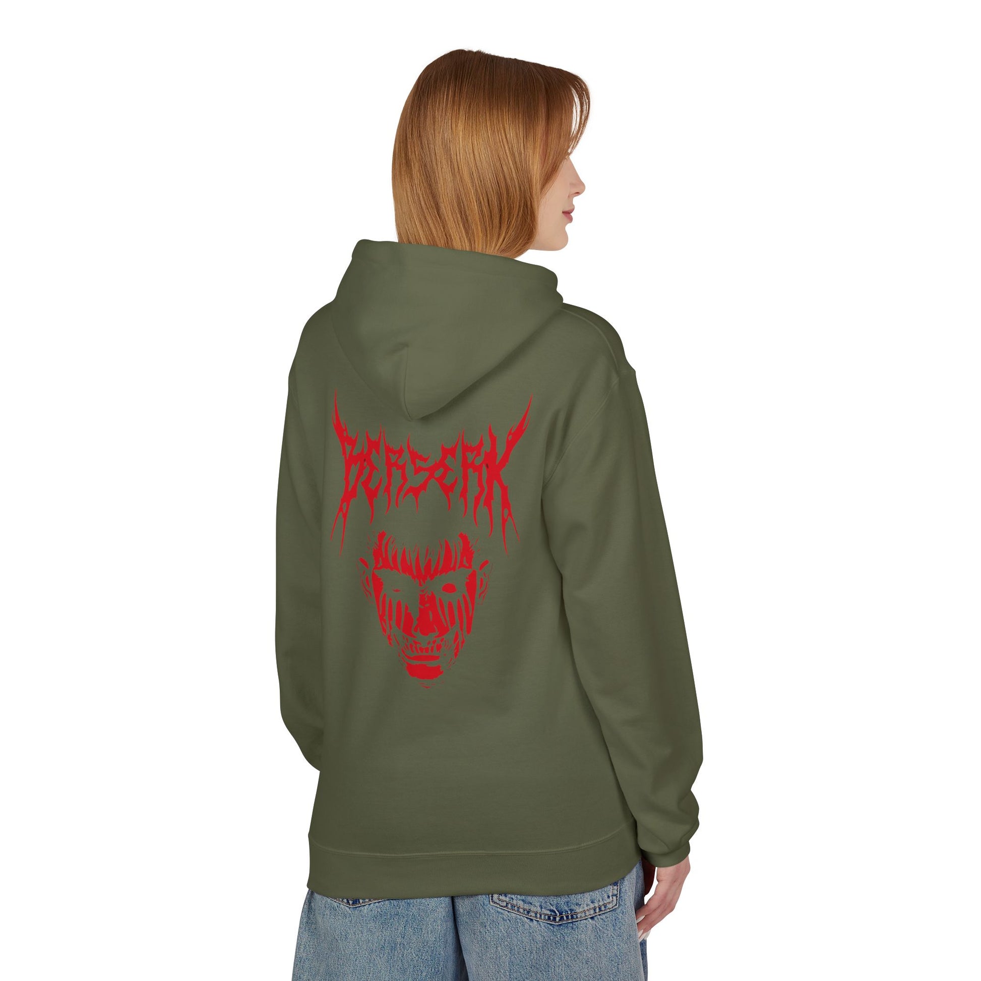Gothic Graphic Hoodie, Unisex Streetwear, Cozy Fleece Sweatshirt, Perfect for Halloween, Edgy Fashion Gift, Unique Layering Piece Printify
