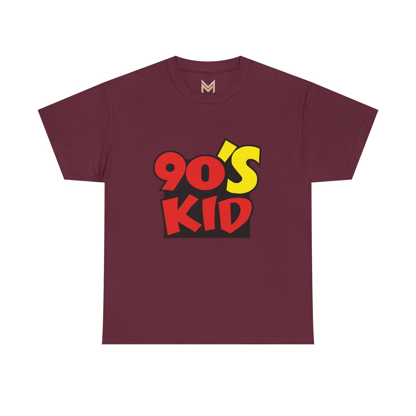 90's Kid Unisex Heavy Cotton Tee - Nostalgic Vintage T-Shirt, Retro Tee for 90s Lovers, Gift for Birthdays, Casual Wear - Maklenn