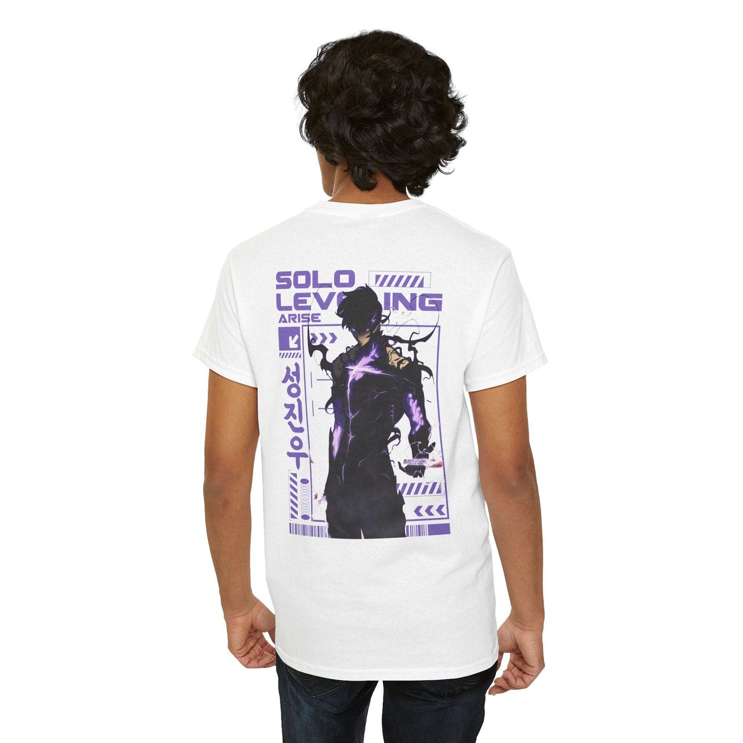 Solo Leveling Graphic Tee — Anime Manga Backprint Shirt Maklenn Solo Leveling Graphic Tee — Anime Manga Backprint Shirt T-Shirt Maklenn www.maklenn.com India 21.80