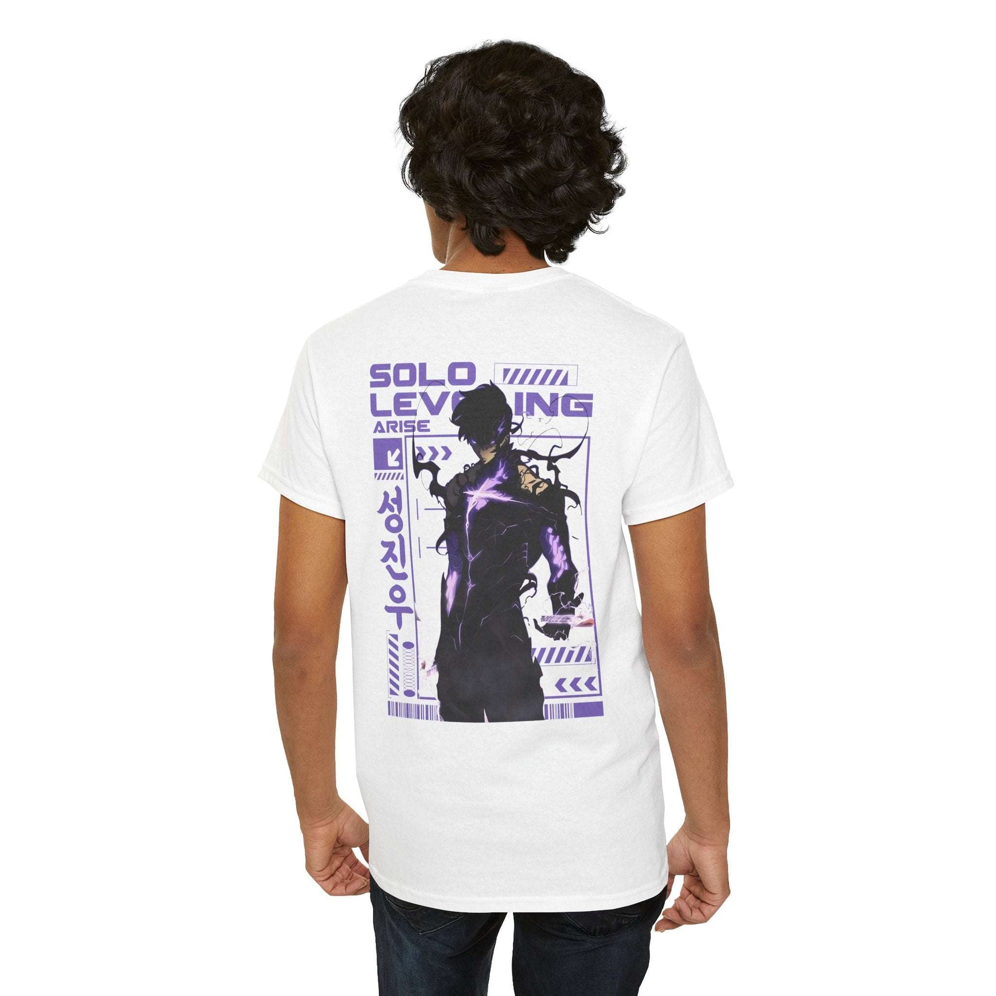 Solo Leveling Graphic Tee — Anime Manga Backprint Shirt Maklenn Solo Leveling Graphic Tee — Anime Manga Backprint Shirt T-Shirt Maklenn www.maklenn.com India 21.80