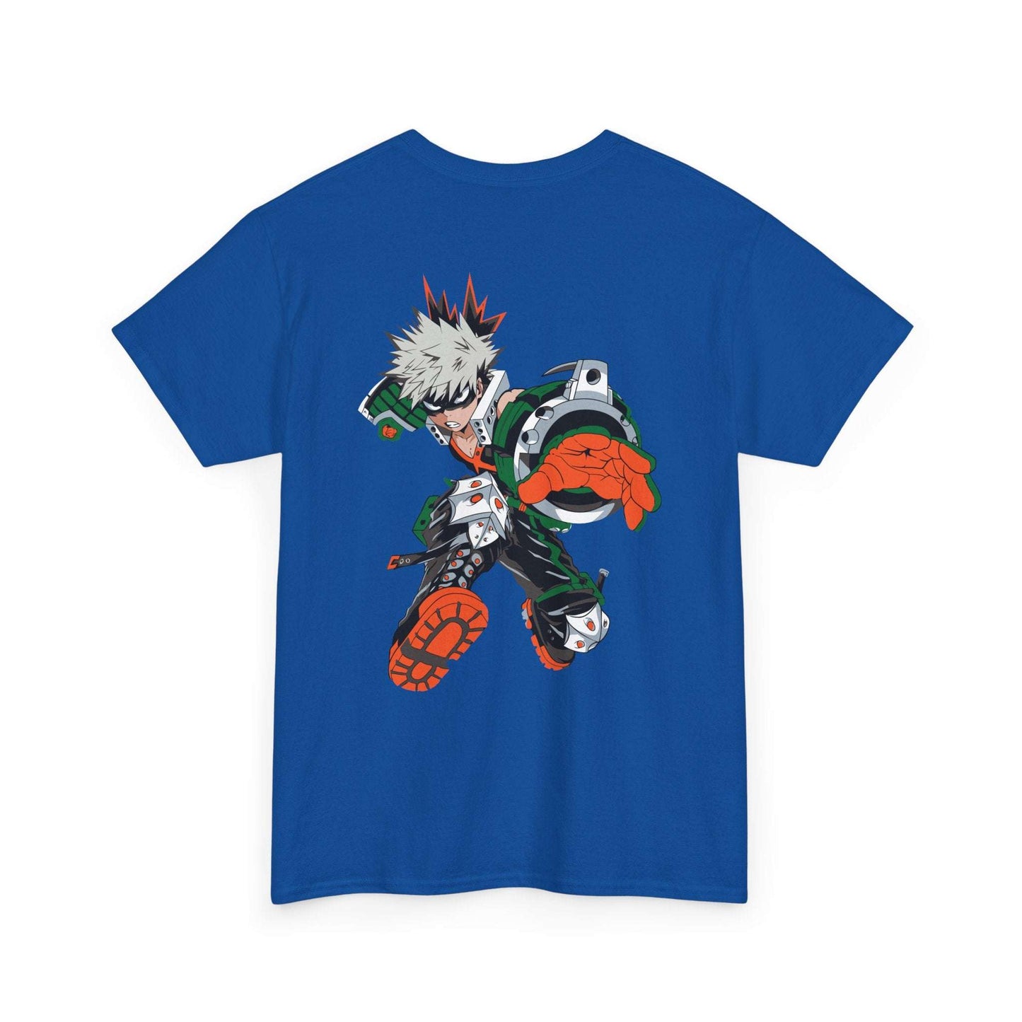 Anime Graphic Tee — Dynamic Action Back Print with Small Chest Logo Maklenn Anime Graphic Tee — Dynamic Action Back Print with Small Chest Logo T-Shirt Maklenn www.maklenn.com India 21.80