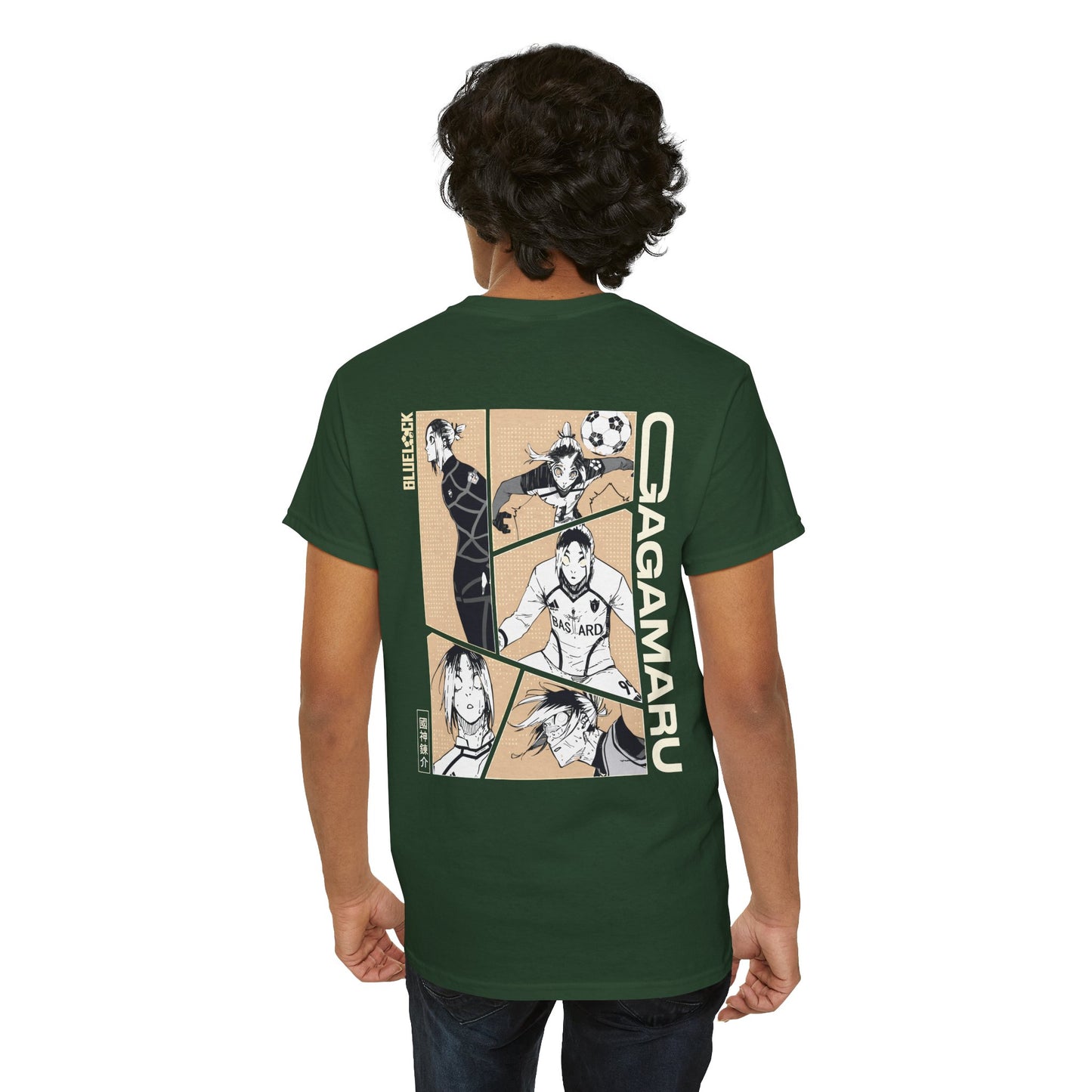 Gagamaru "Wall" Blue Lock Heavyweight Tee | Maklenn
