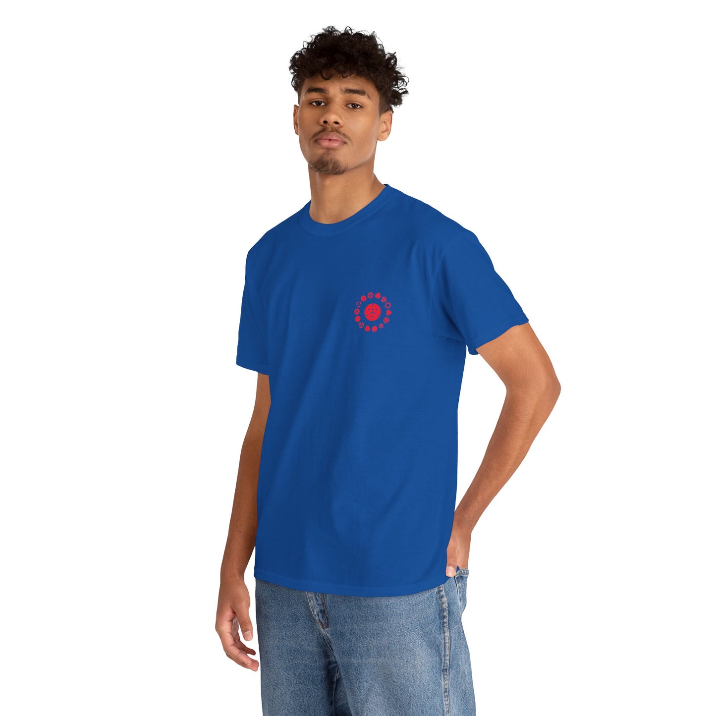 Anime Demon Trio Graphic Tee — Back Print with Small Front Logo