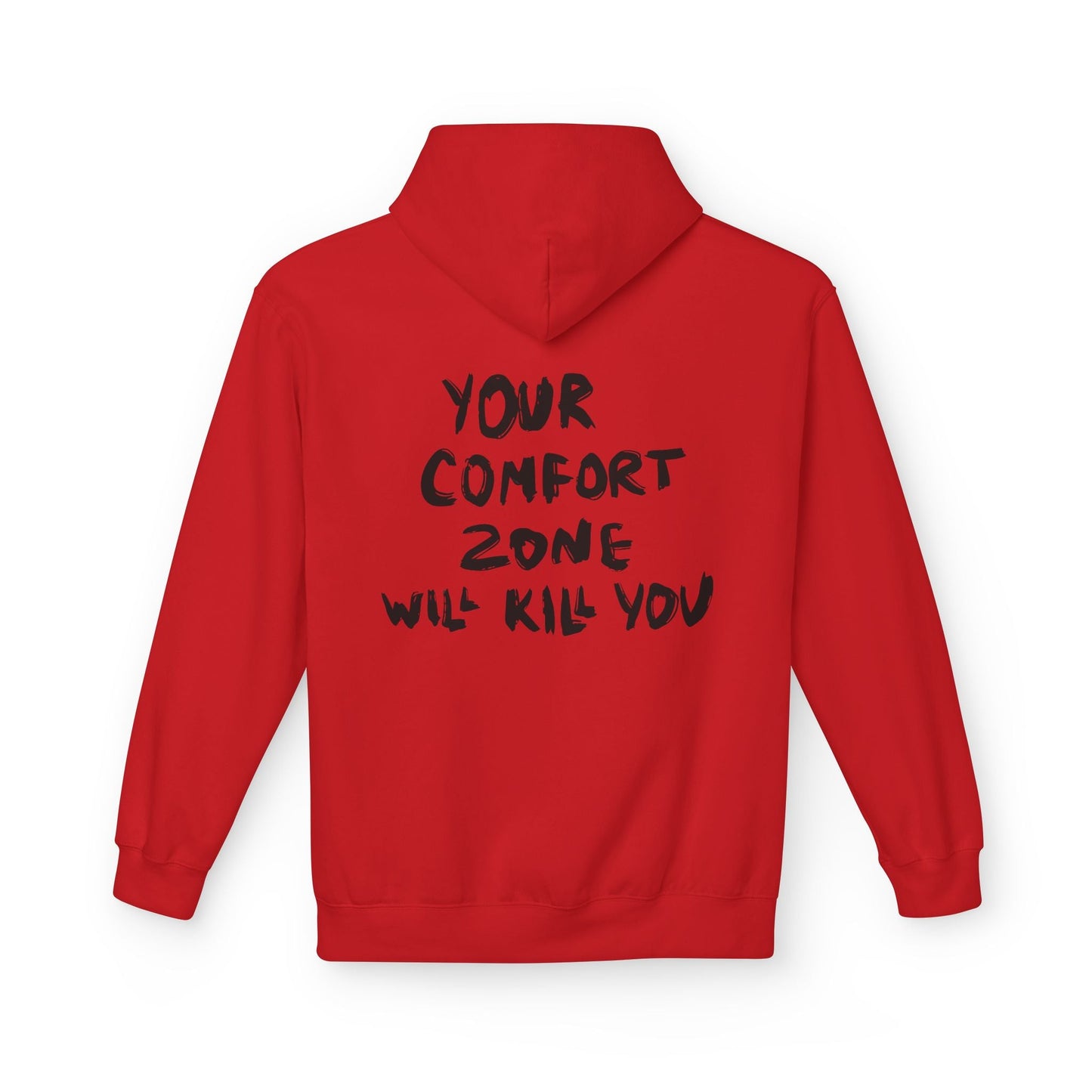 Comfort Zone Hoodie - Inspirational Quote Sweater, Motivational Gift, Cozy Fleece, Unisex Apparel for Everyday Wear, Perfect for [...] Printify