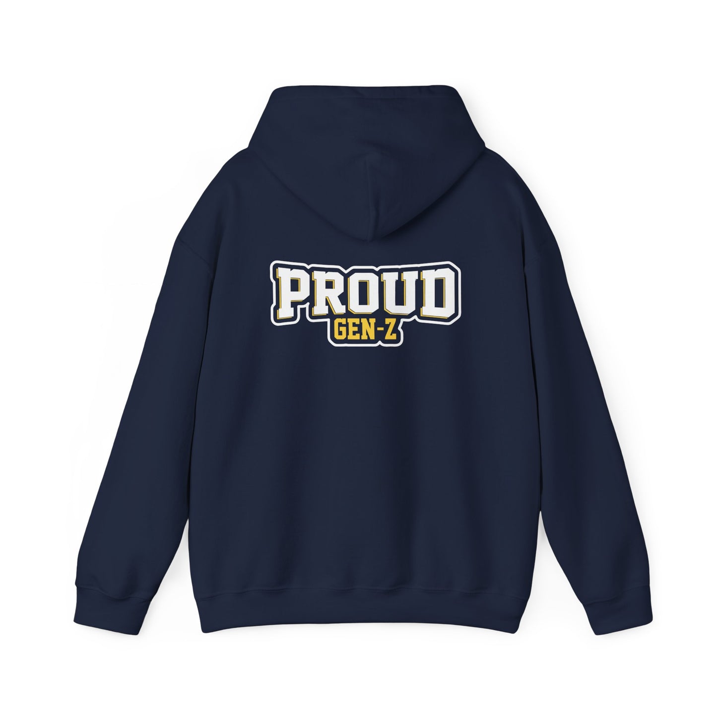 Proud Gen-Z Hoodie, Cozy Streetwear for Teens, Unisex Sweatshirt, Perfect Gift for Graduations, Everyday Casual Wear, Trendy Apparel Printify