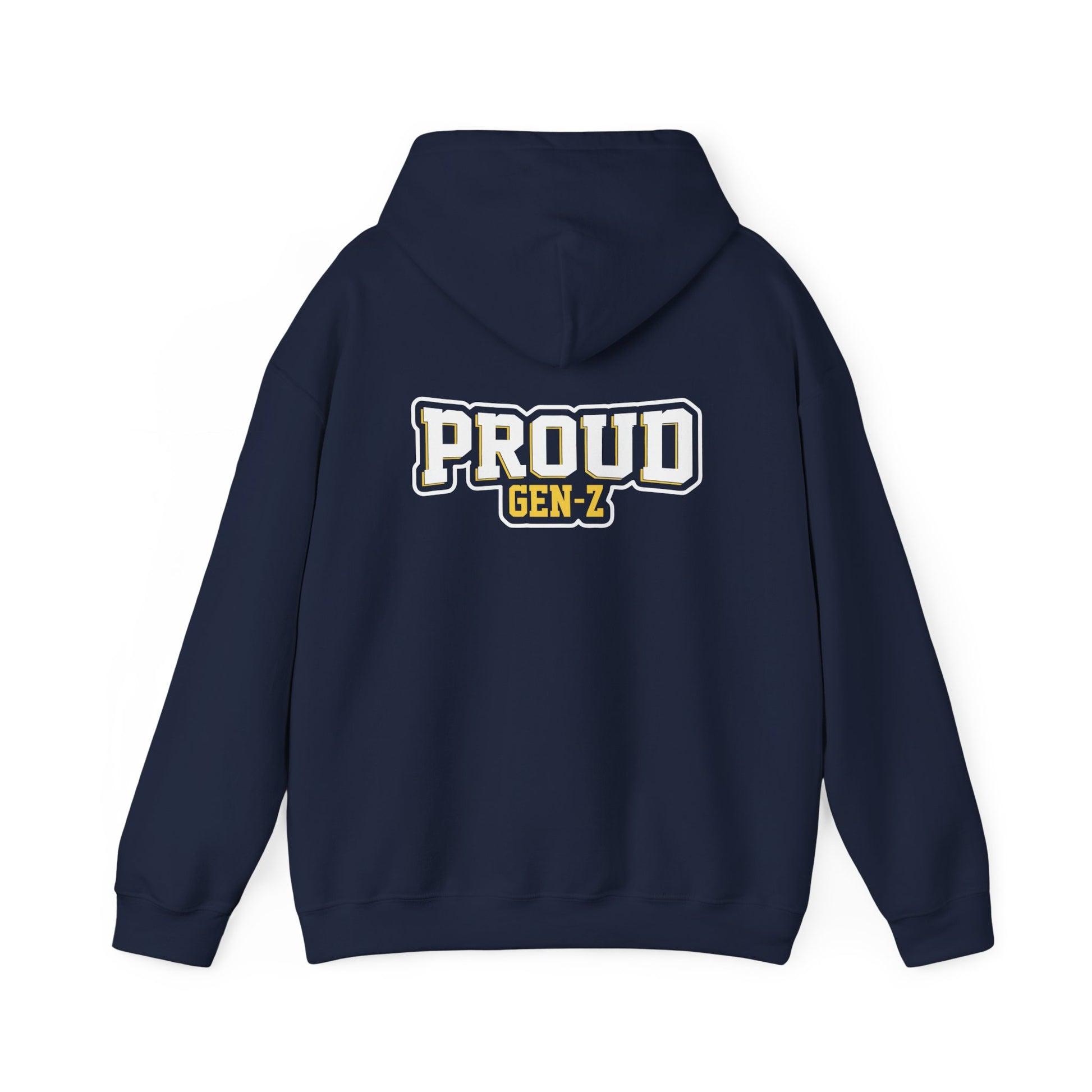 Proud Gen-Z Hoodie, Cozy Streetwear for Teens, Unisex Sweatshirt, Perfect Gift for Graduations, Everyday Casual Wear, Trendy Apparel Printify