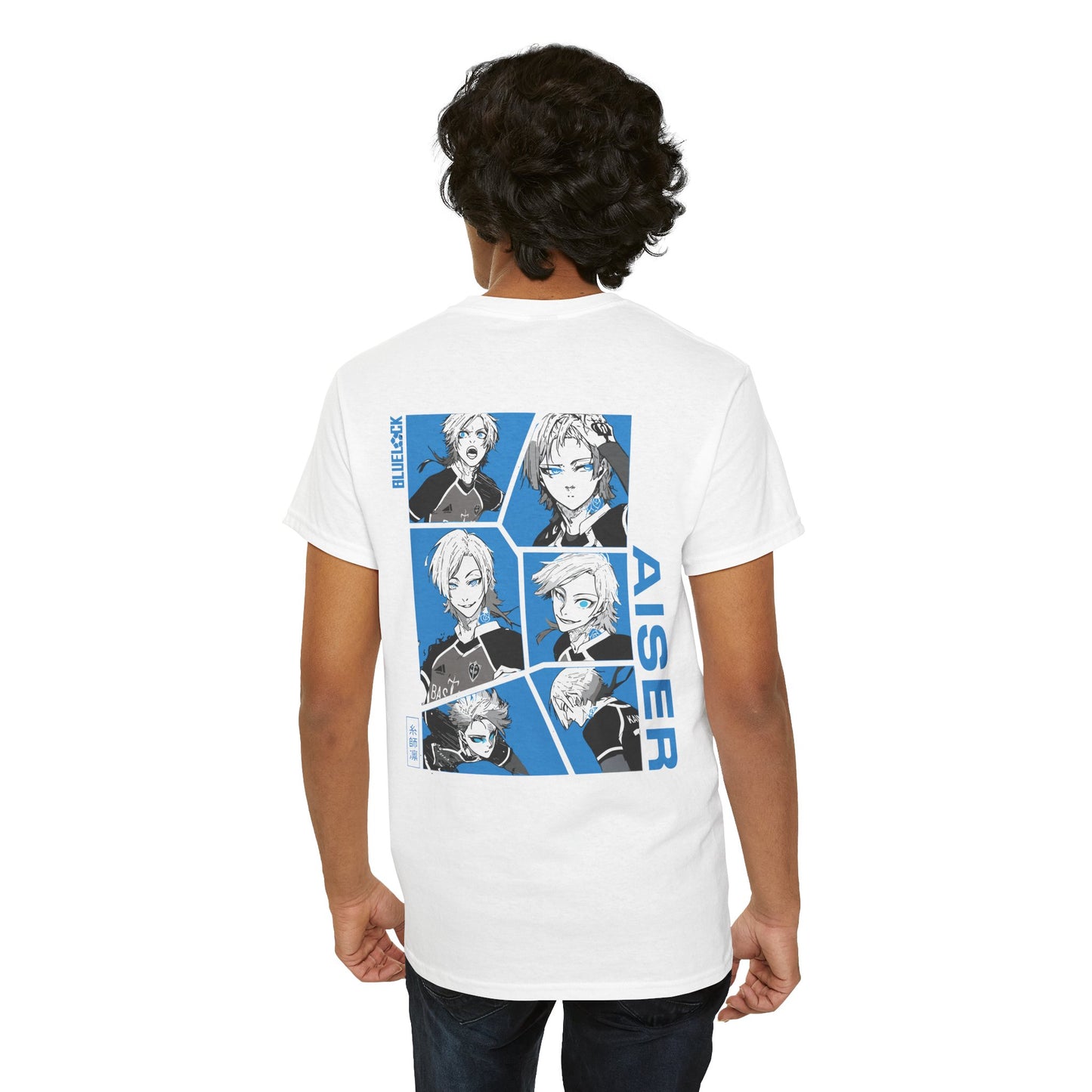 Kaiser "Blue Rose" Blue Lock Heavyweight Tee | Maklenn