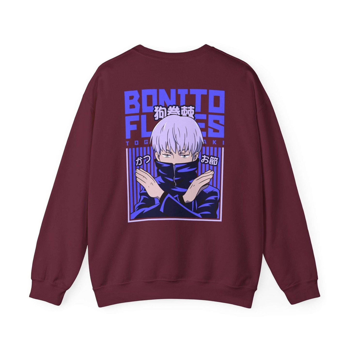 Anime Crewneck Sweatshirt — Jujutsu Kaisen Inspired Back Graphic (Gojo Satoru) Maklenn Anime Crewneck Sweatshirt — Jujutsu Kaisen Inspired Back Graphic (Gojo Satoru) Sweatshirt Maklenn www.maklenn.com India 33.23