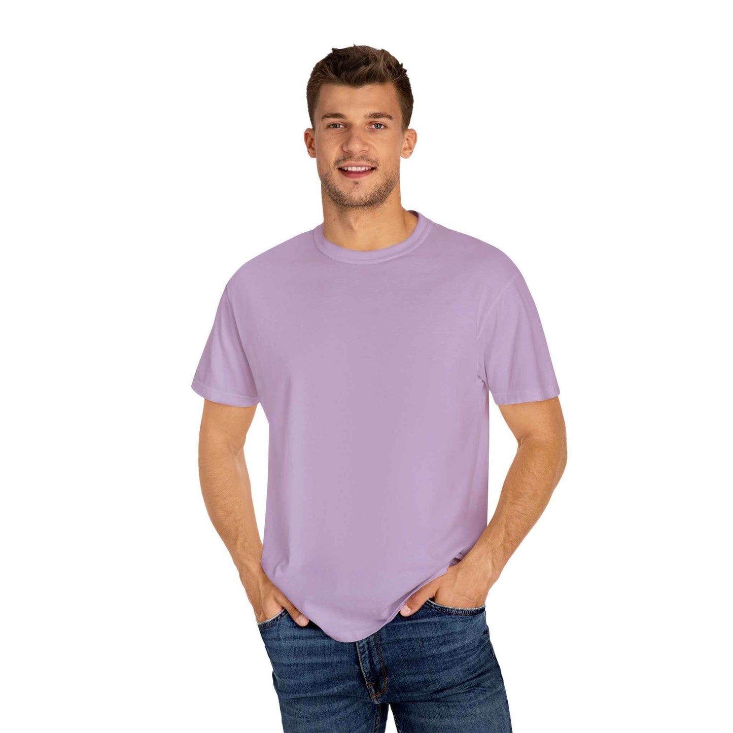 Artistic Garment-Dyed T-Shirt, Unisex Graphic Tee, Unique Casual Wear, Statement Top, Gift for Art Lovers, Everyday Comfort Tee