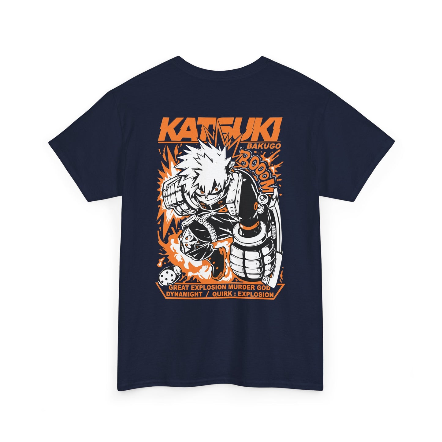 Bakugo Katsuki Graphic Tee — Anime Hero Action T-Shirt