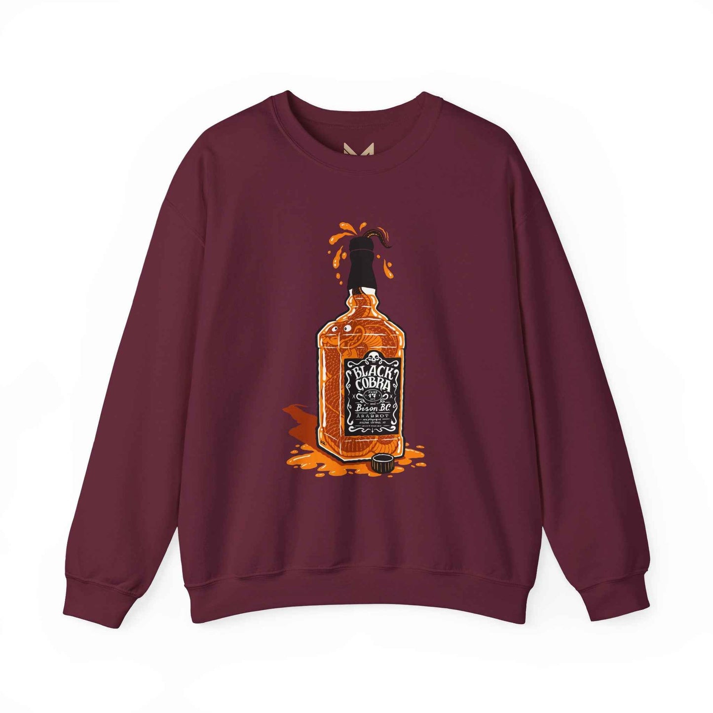 Whiskey Splash Sweatshirt, Cozy Unisex Sweatshirt, Casual Fall Fashion, Perfect Gift for Whiskey Lovers, Comfortable Crewneck