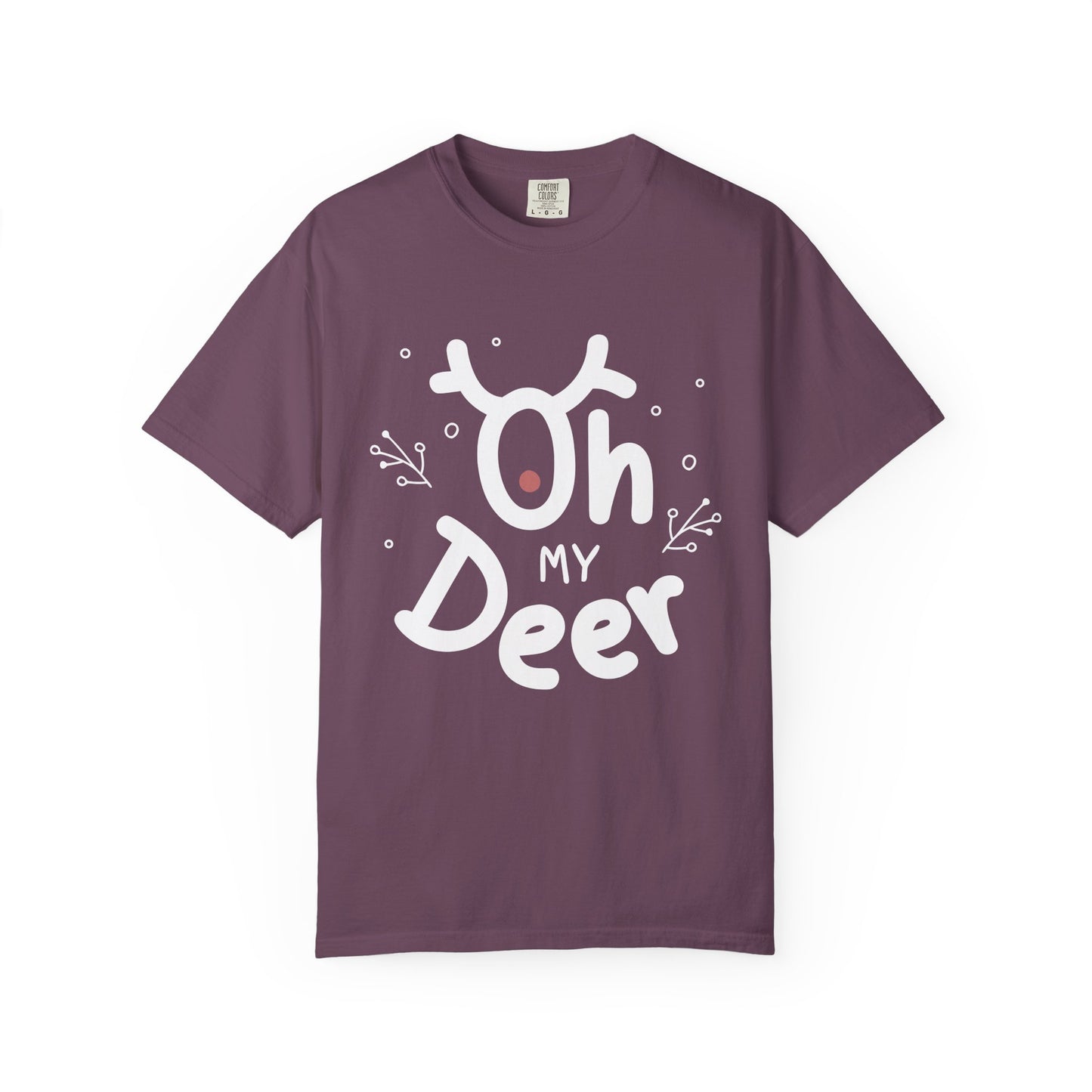 Oh My Deer Graphic T-Shirt — Cute Holiday Funny Nature Tee Printify