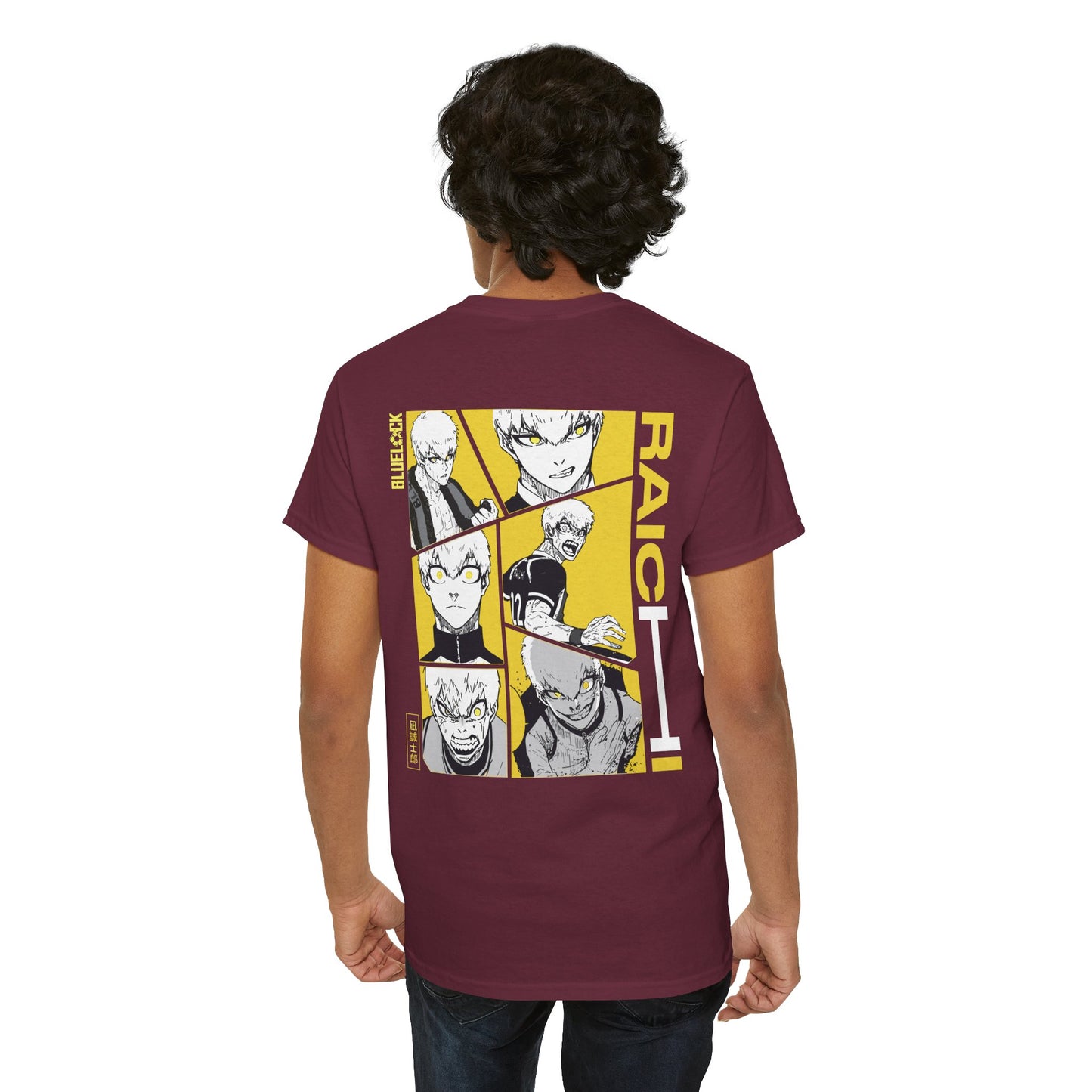 Raichi "Heat" Blue Lock Heavyweight Tee | Maklenn