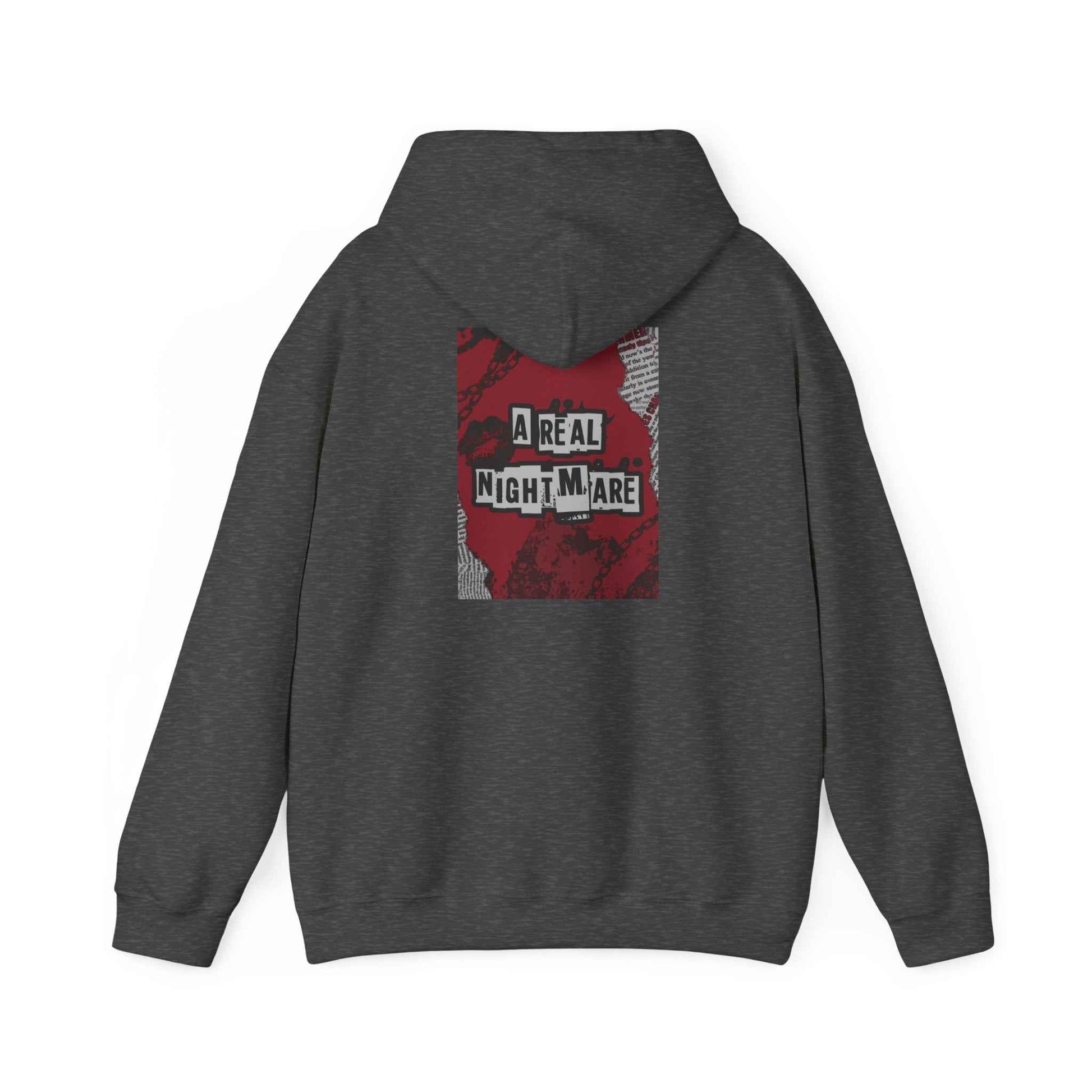 A Real Nightmare Hoodie - Cozy Unisex Sweatshirt for Halloween, Casual Wear, Gifts, Fall Fashion, Party,USA trend, Mens hoodie us,Australia genz edition,Canada online hoodie fashion
