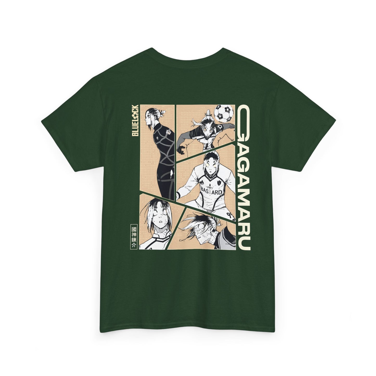 Gagamaru "Wall" Blue Lock Heavyweight Tee | Maklenn
