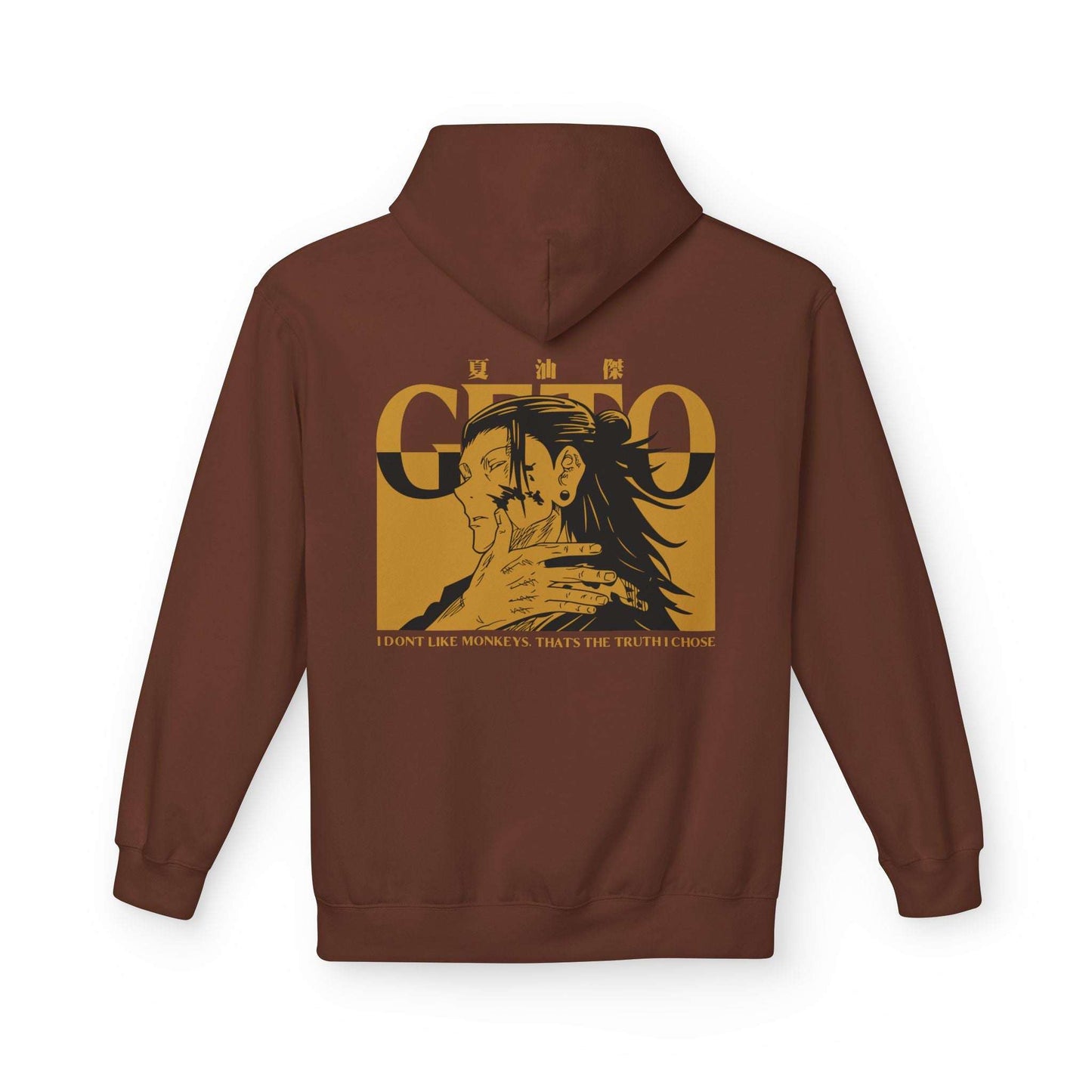 Jujutsu Kaisen Gojo Graphic Hoodie — Minimal Kanji Front, Retro Back Art Maklenn Jujutsu Kaisen Gojo Graphic Hoodie — Minimal Kanji Front, Retro Back Art Hoodie Maklenn www.maklenn.com India 39.87