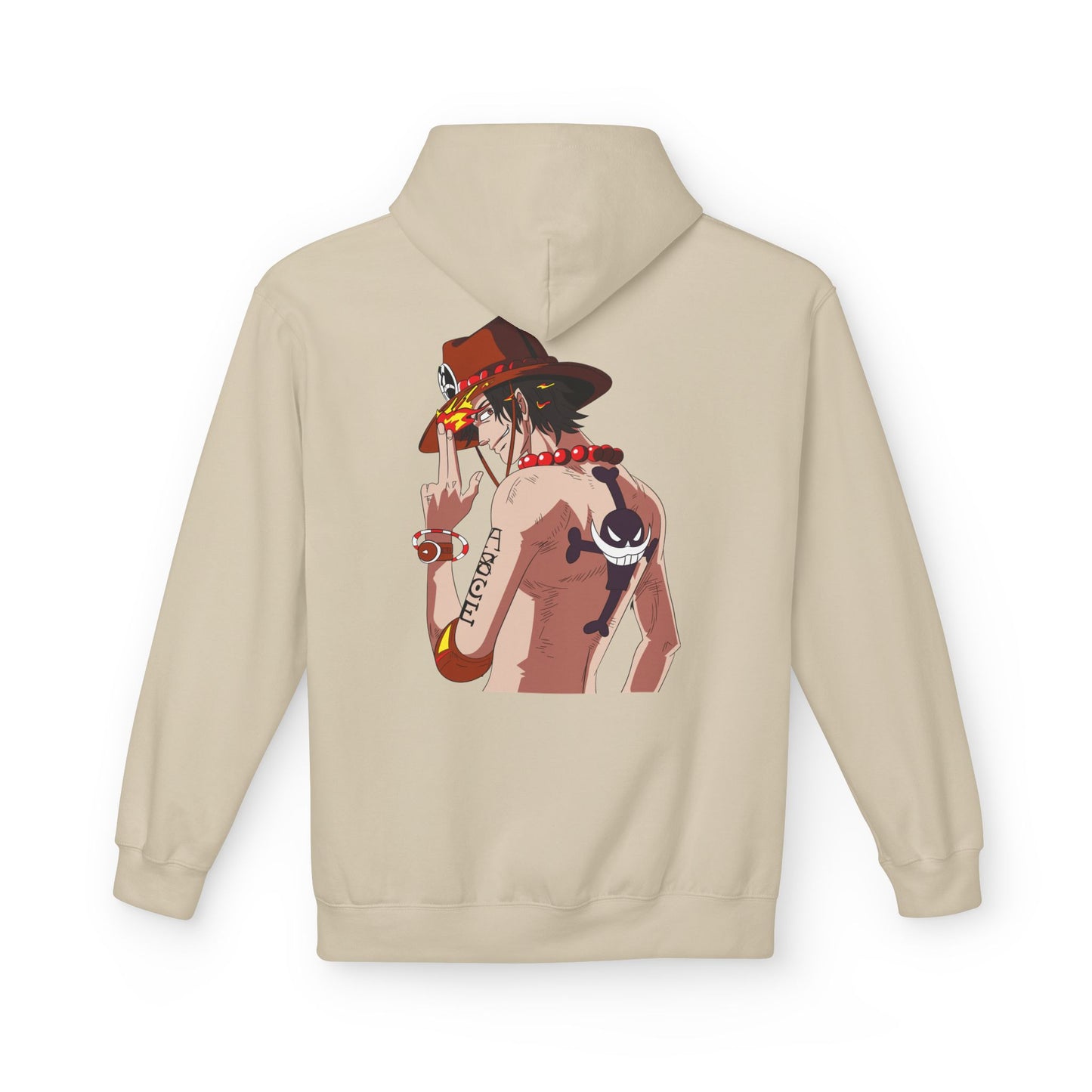 One Piece Ace Graphic Hoodie — Anime Pirate Crew Sweatshirt
