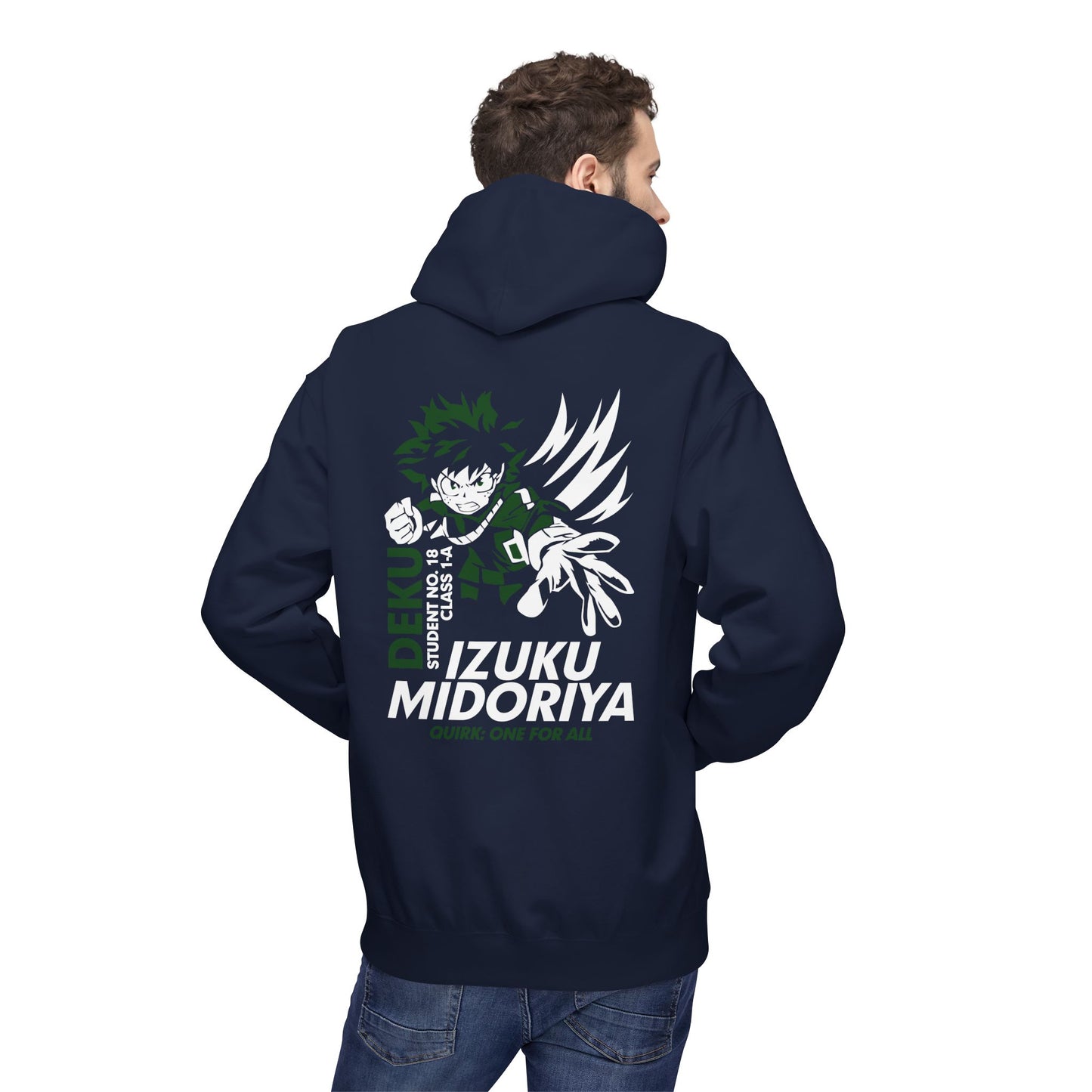 Izuku Midoriya 'Deku' Graphic Hoodie — My Hero Academia Anime Pullover
