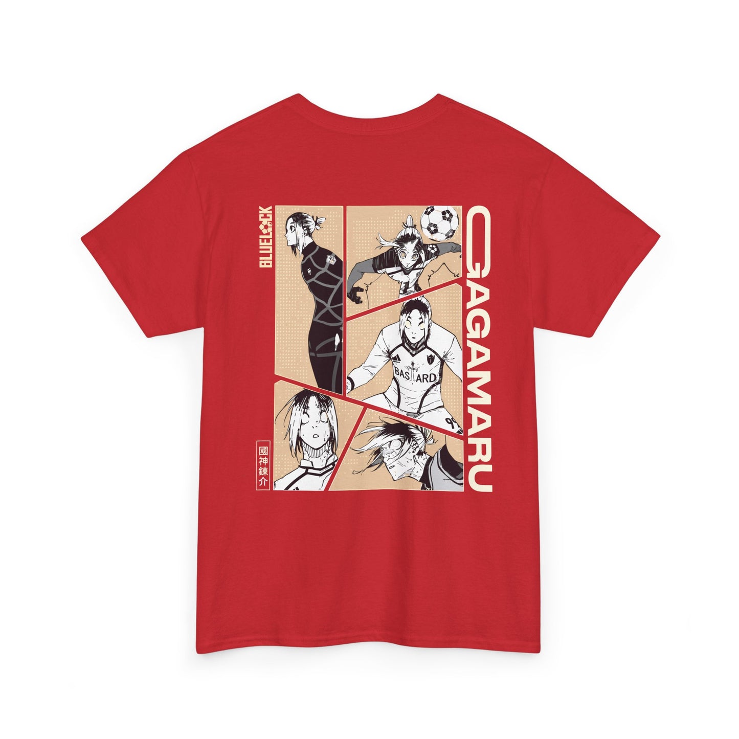 Gagamaru "Wall" Blue Lock Heavyweight Tee | Maklenn