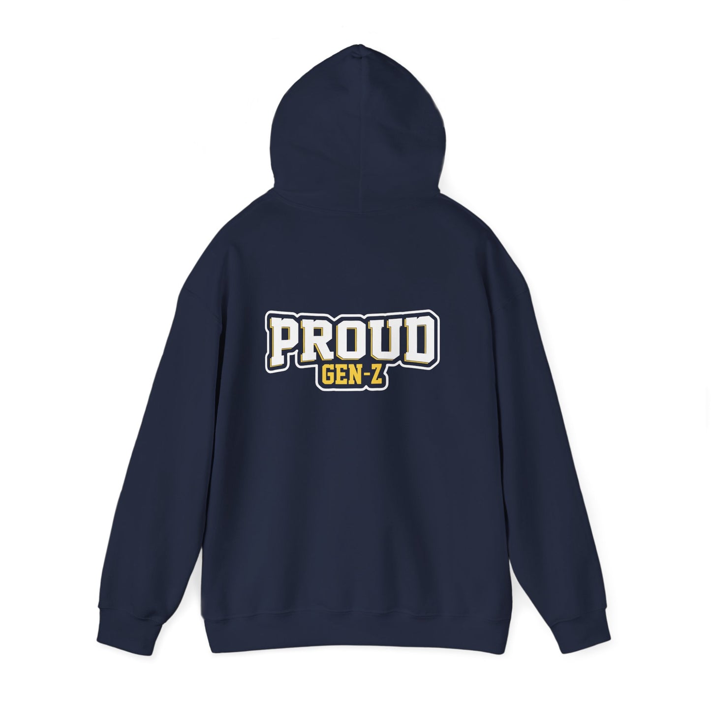 Proud Gen-Z Hoodie, Cozy Streetwear for Teens, Unisex Sweatshirt, Perfect Gift for Graduations, Everyday Casual Wear, Trendy Apparel Printify