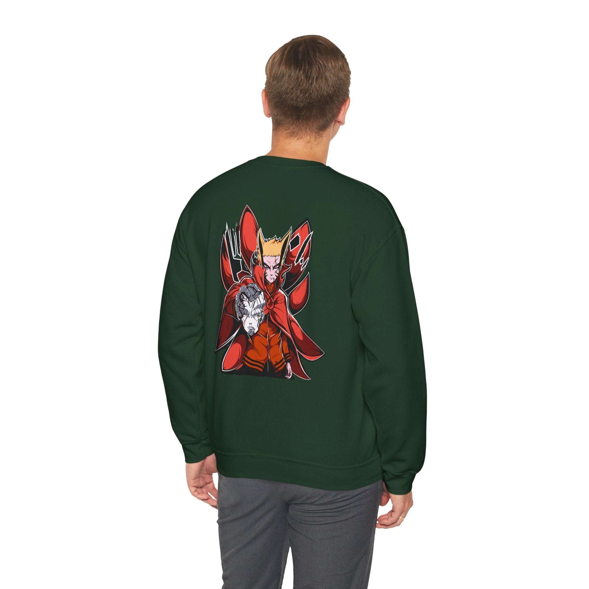 Anime Red Demon Crewneck Sweatshirt — Naruto-Inspired Kurama & Shadow Art Maklenn Anime Red Demon Crewneck Sweatshirt — Naruto-Inspired Kurama & Shadow Art Sweatshirt Maklenn www.maklenn.com India 33.23