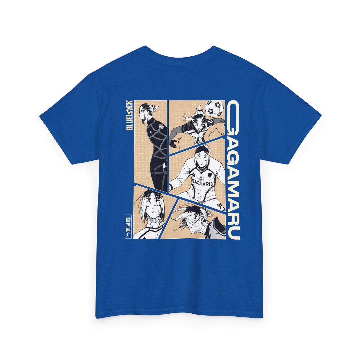 Gagamaru "Wall" Blue Lock Heavyweight Tee | Maklenn