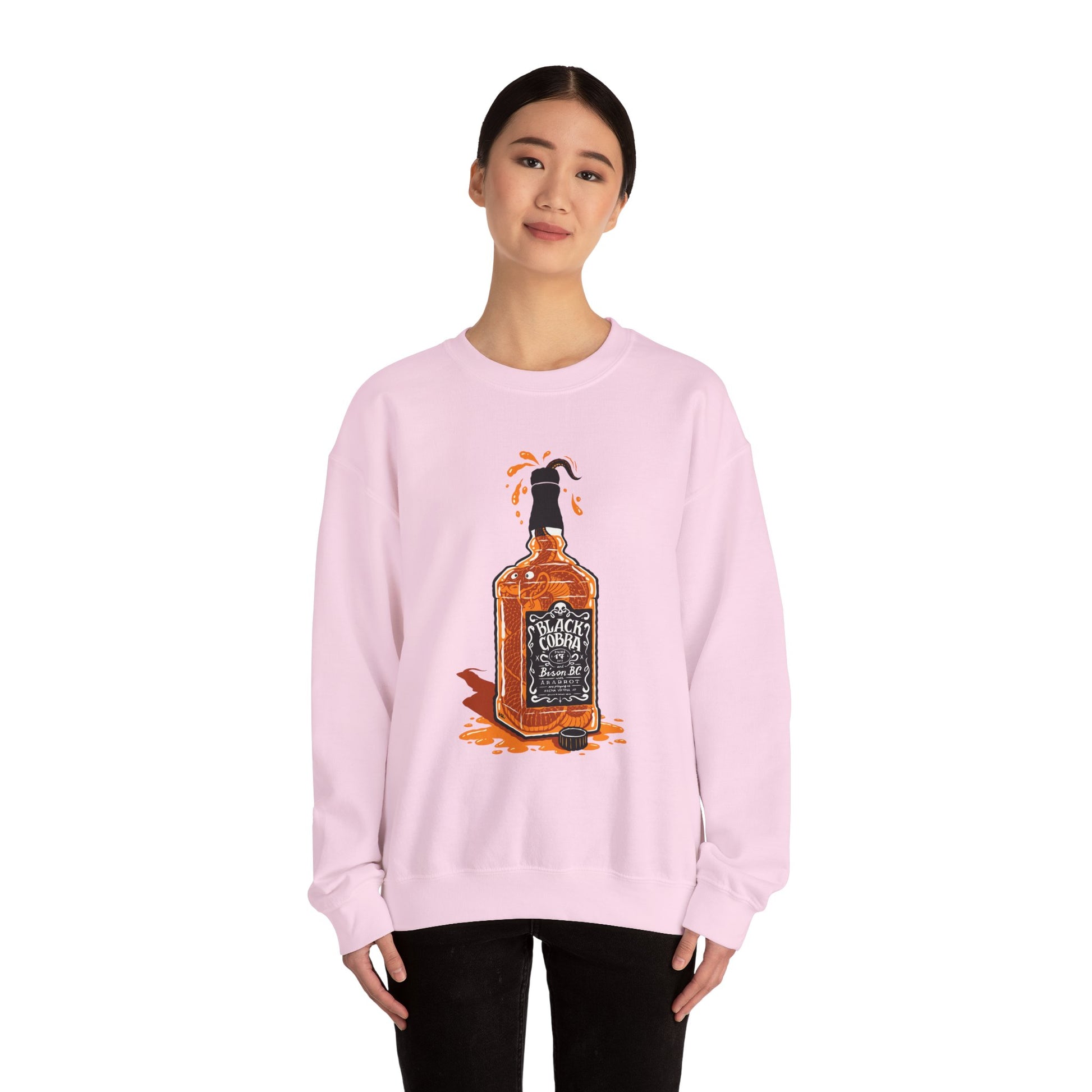 Whiskey Splash Sweatshirt, Cozy Unisex Sweatshirt, Casual Fall Fashion, Perfect Gift for Whiskey Lovers, Comfortable Crewneck Printify