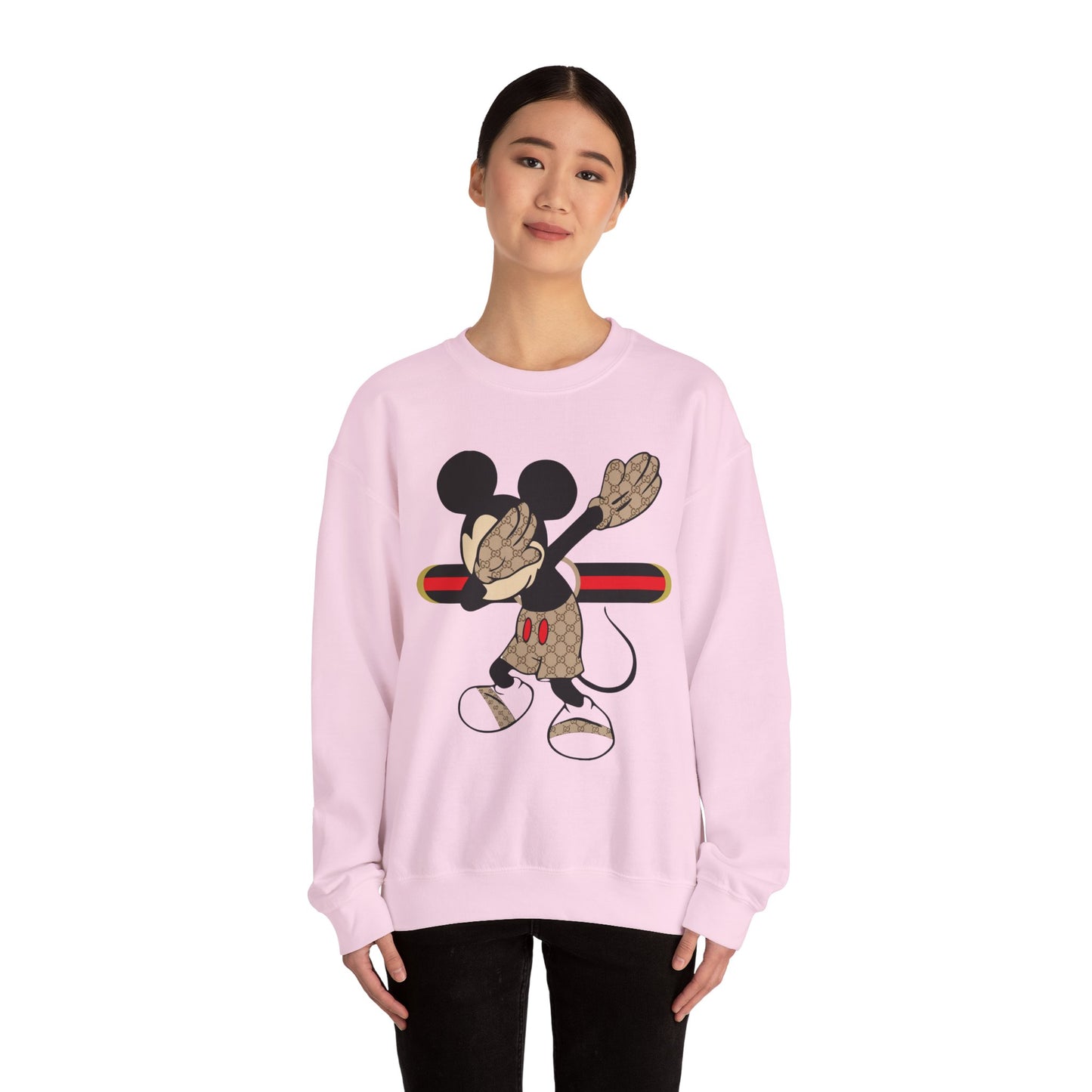 Mickey Mouse Graphic Crewneck Sweatshirt, Unisex Warm Casual Wear, Perfect for Disney Fans, Gift for Birthdays, Cozy Lounge Top Printify