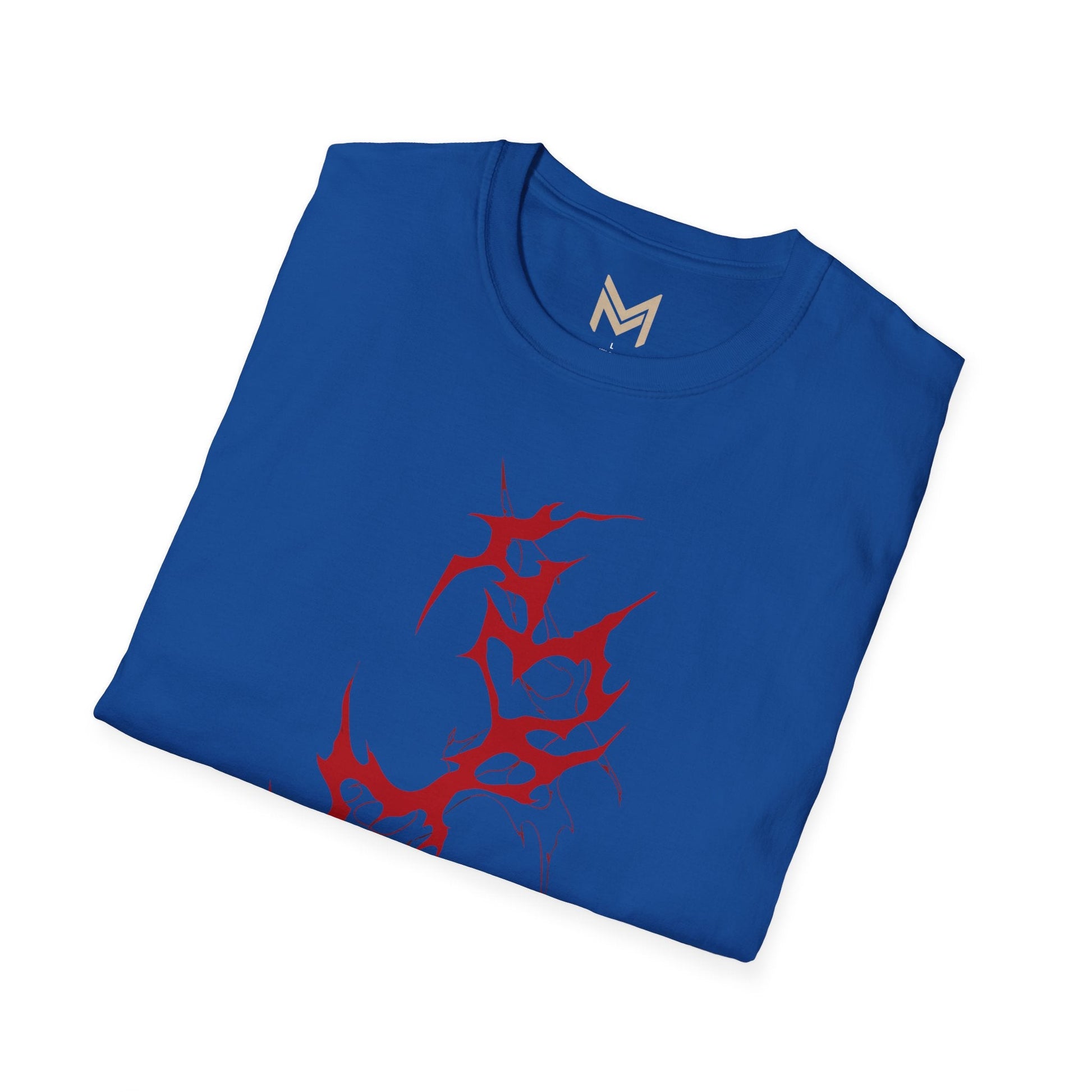 Unisex Graphic T-Shirt - Edgy Red Design, Casual Wear, Streetwear, Gift for Him/Her, Trendy Fashion, Everyday Style Printify