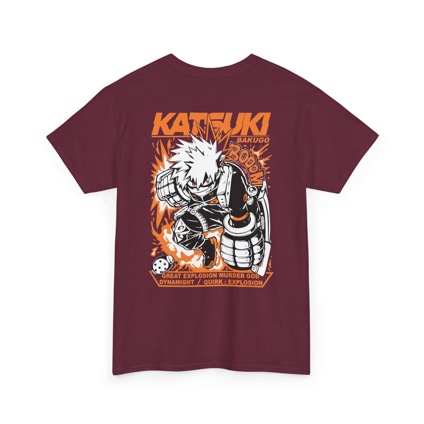 Bakugo Katsuki Graphic Tee — Anime Hero Action T-Shirt