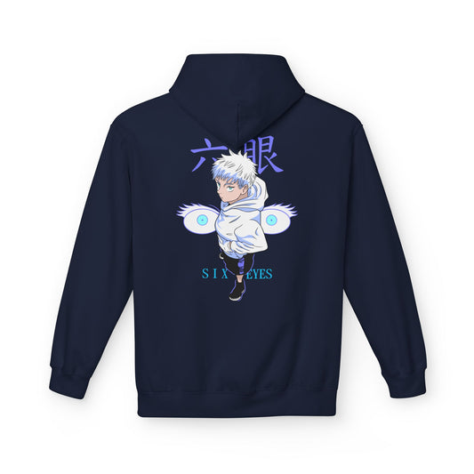 Jujutsu Kaisen Satoru Gojo Hoodie — Six Eyes Graphic Anime Pullover