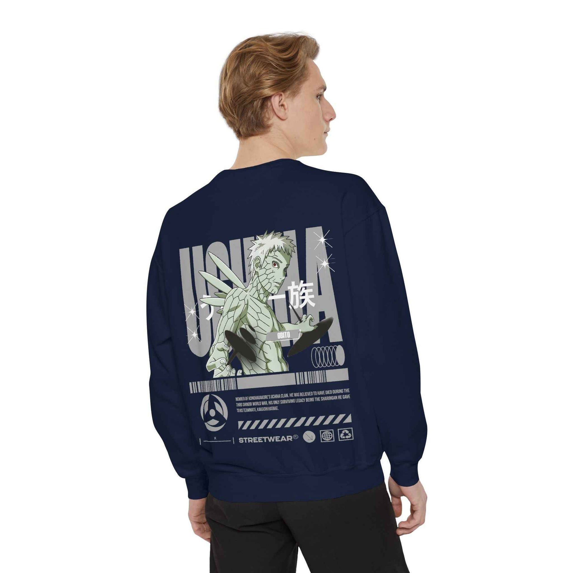Anime Streetwear Sweatshirt - Uchiha Obito Design