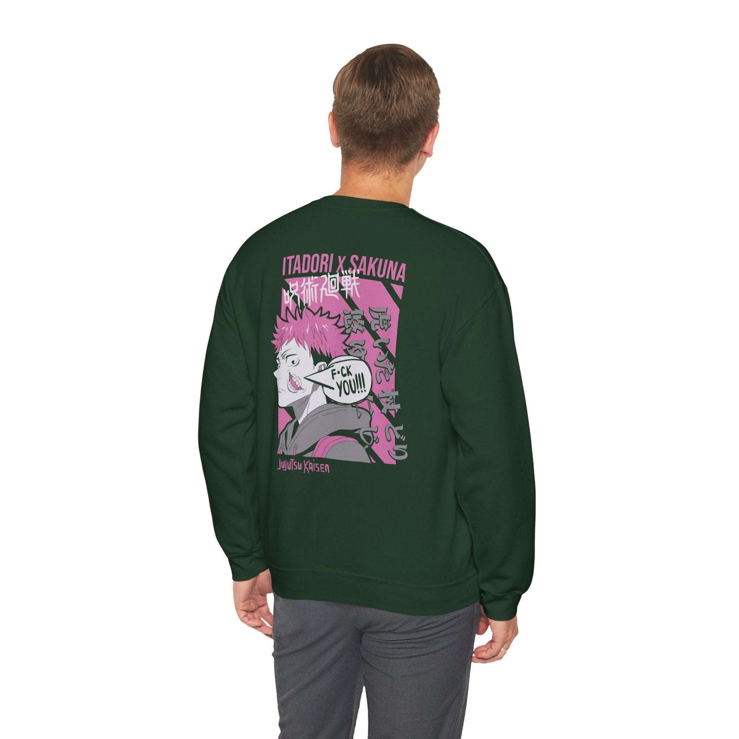 Jujutsu Kaisen Itadori x Sukuna Crewneck Sweatshirt — Anime Graphic Pullover Maklenn Jujutsu Kaisen Itadori x Sukuna Crewneck Sweatshirt — Anime Graphic Pullover Sweatshirt Maklenn www.maklenn.com India 32.23